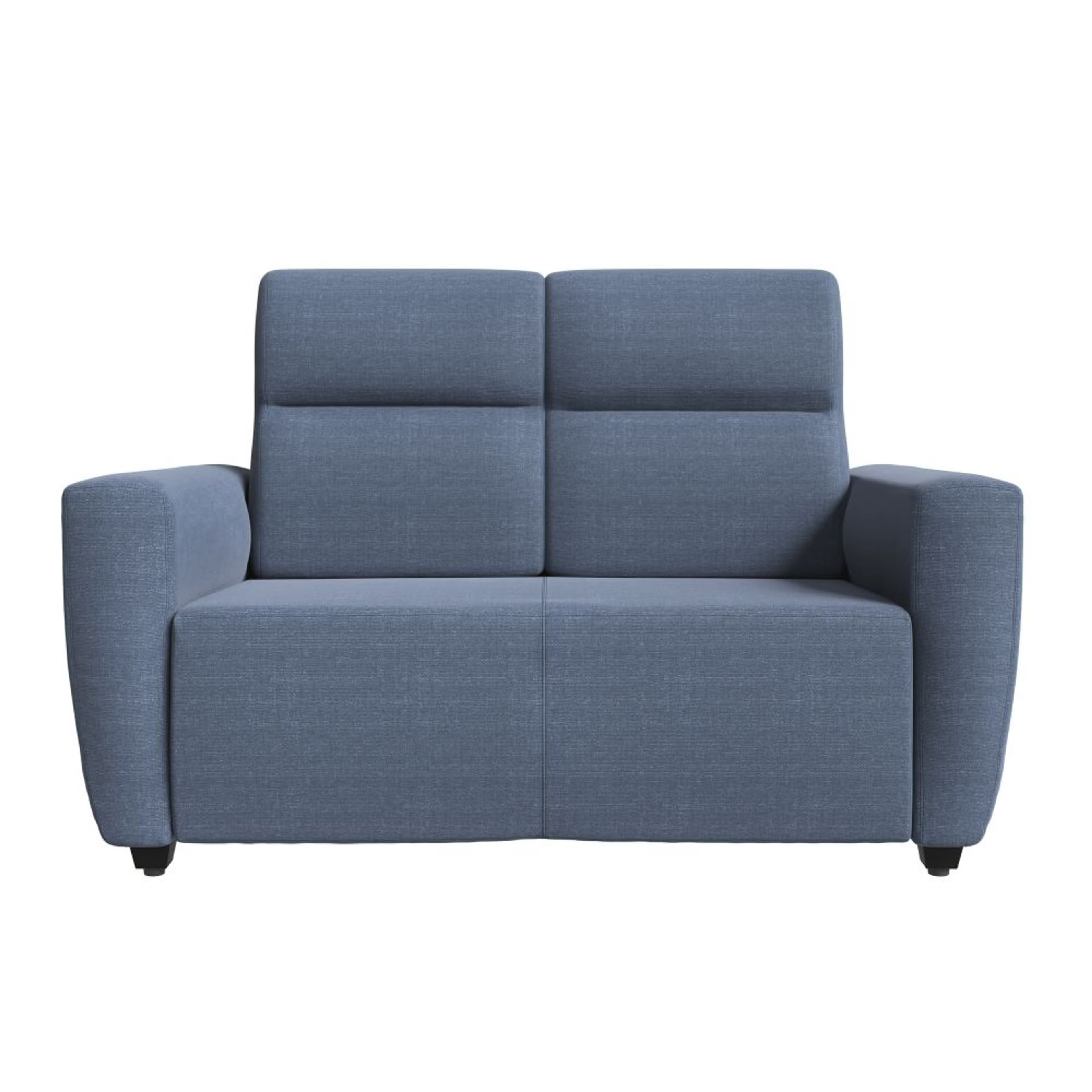 Wakefit Belize Sofa - Two Seater Regular, Two Seater, Omega Blue