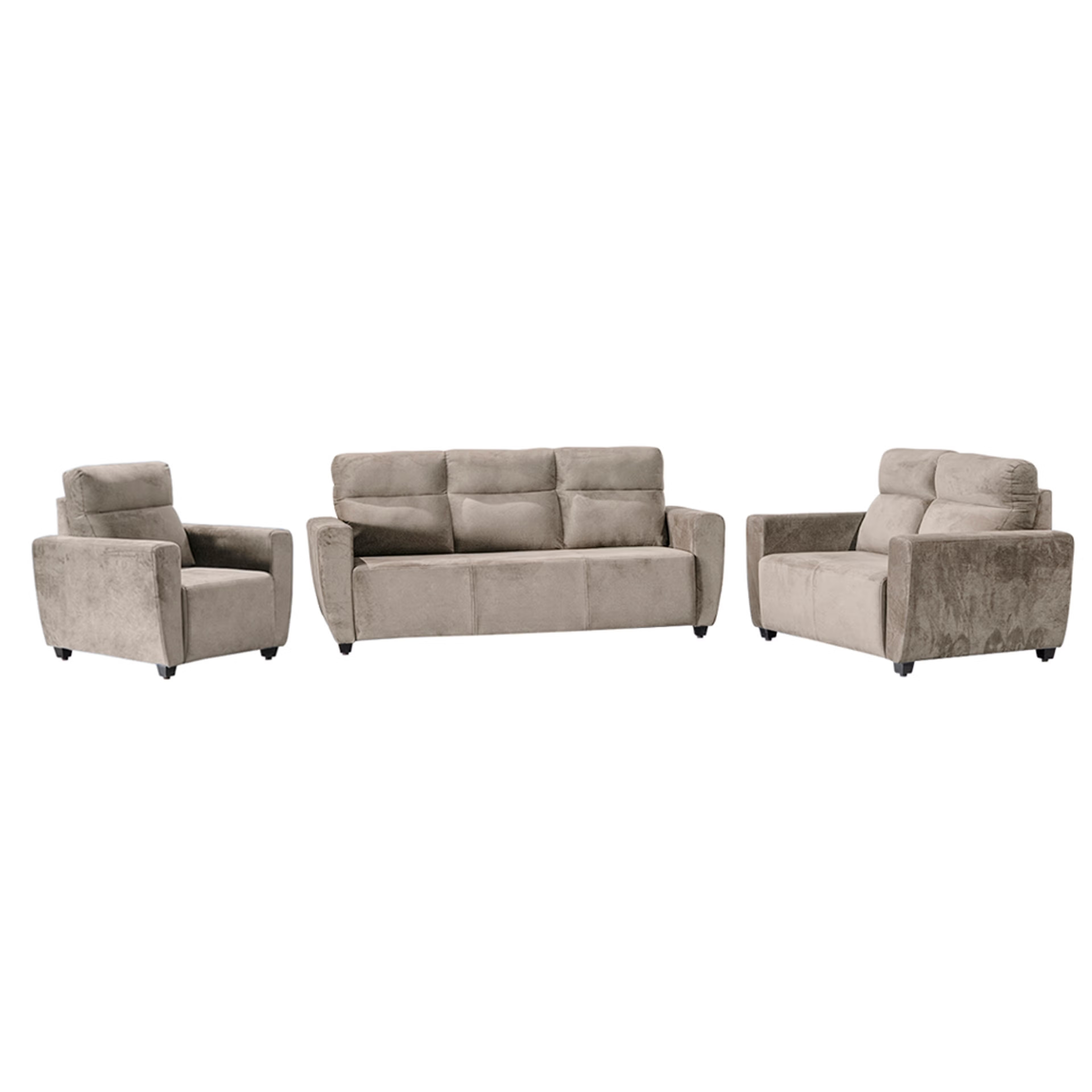 Home 32 Wakefit Belize Sofa Set (3+2+1) Regular, 3+2+1 Seater, Stone