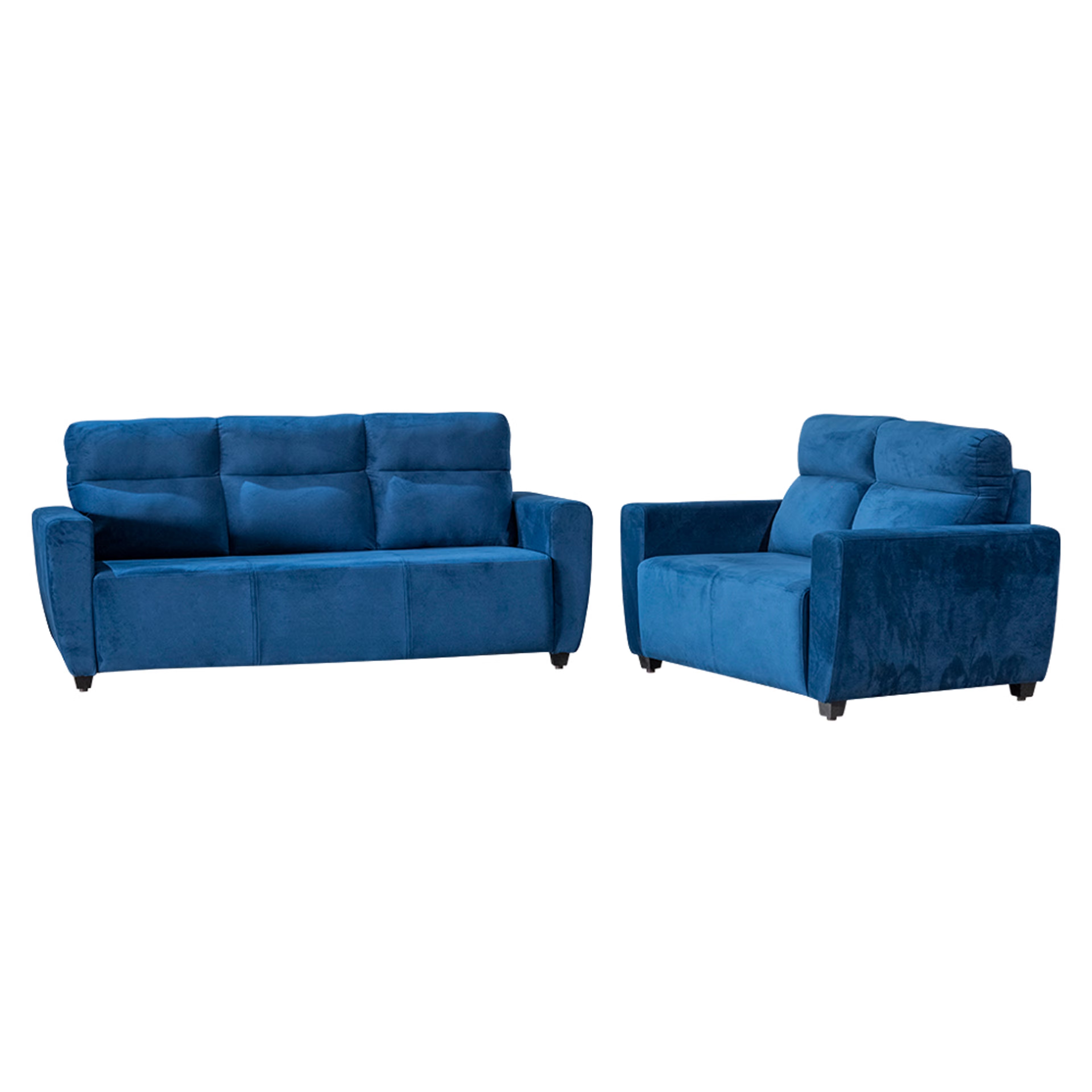 Wakefit Belize Sofa Set (3+2) Regular, 3+2 Seater, Blue