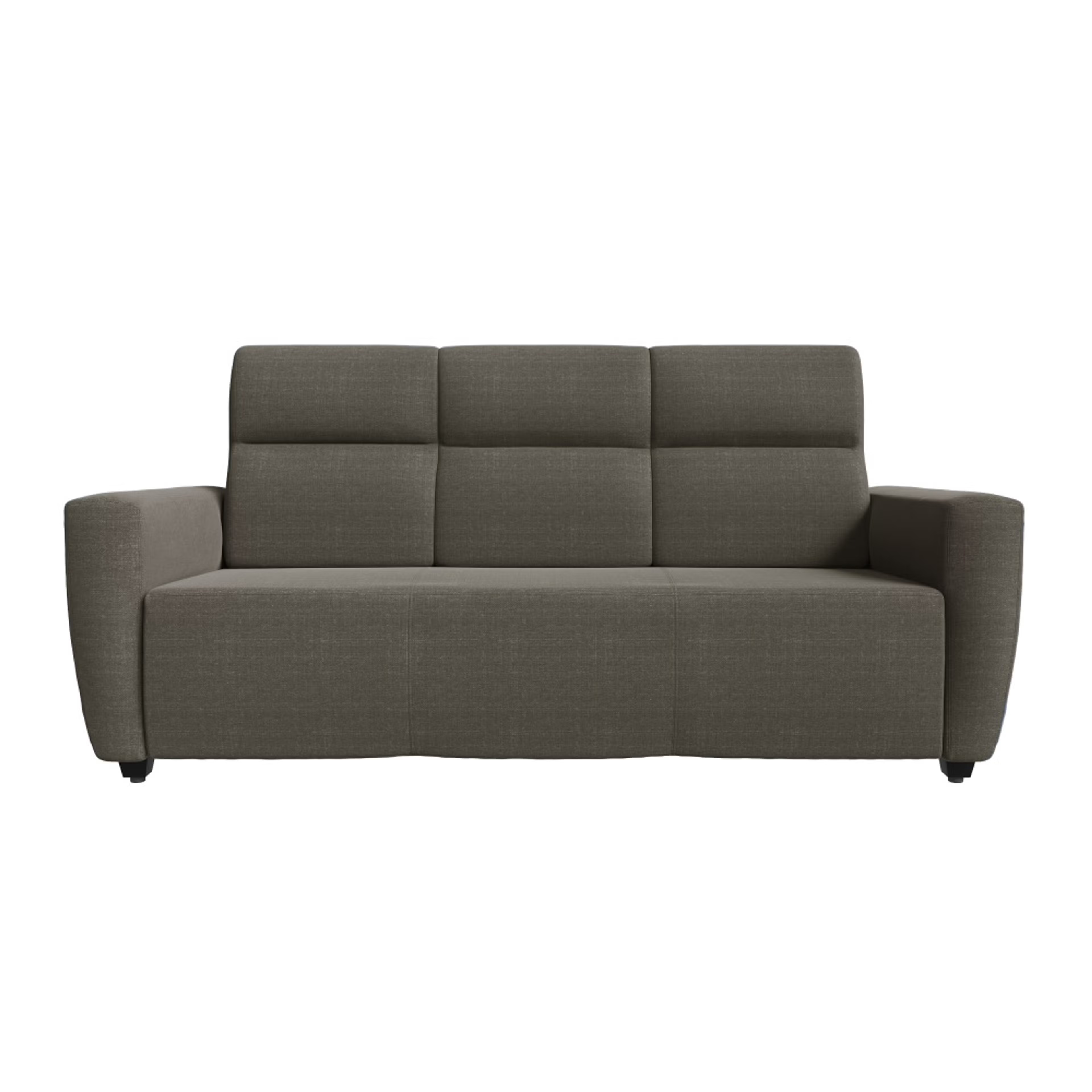 Home 43 Wakefit Belize Sofa - Three Seater Regular, Three Seater, Omega Grey