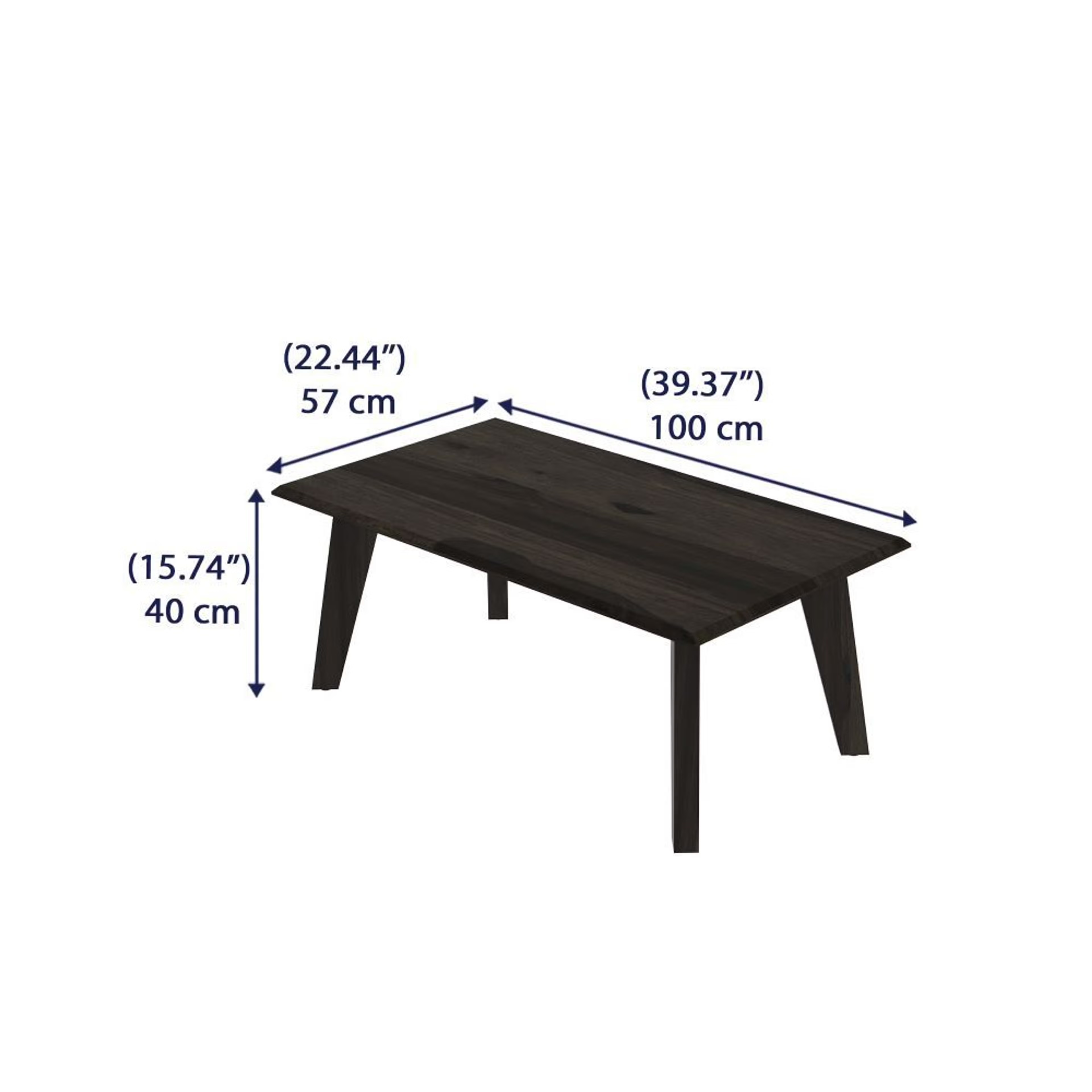 Catimor Sheesham Coffee Table - American Walnut version