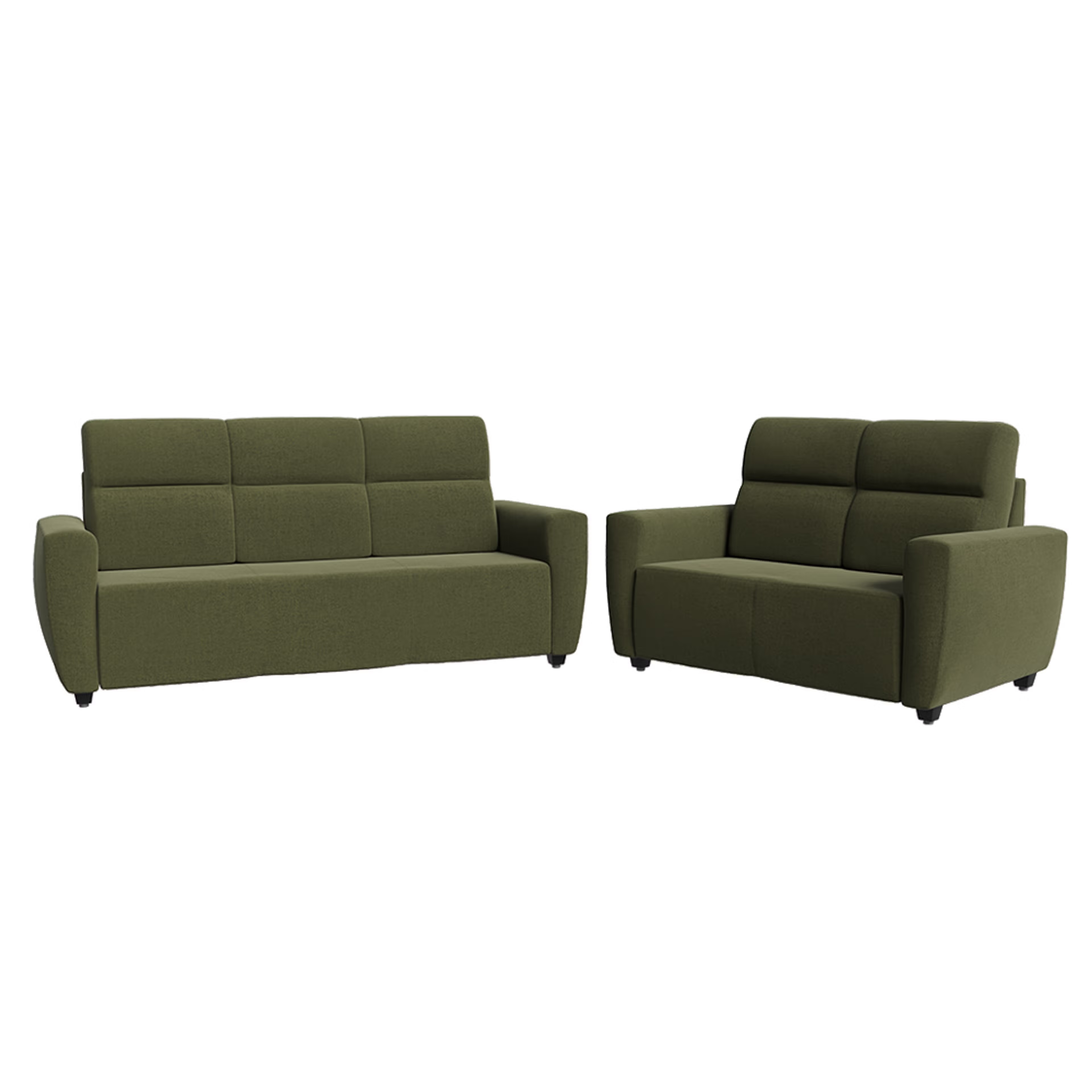 Home 25 Wakefit Belize sofa set- (3+2) - Reflection Green Regular, 3+2 Seater, Green