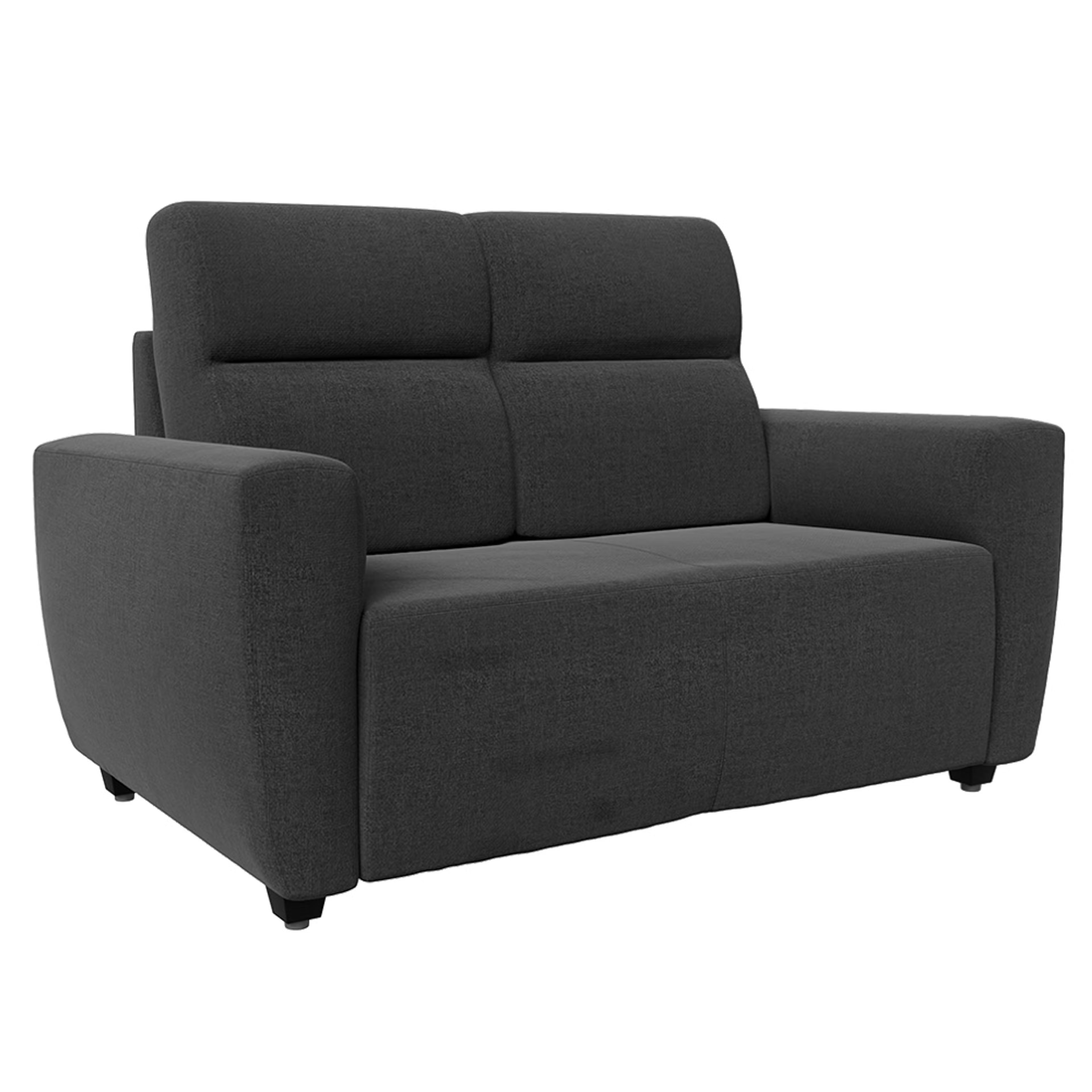 Wakefit Belize sofa-Two seater Reflection Charcoal Grey Regular, Two Seater, Charcoal Grey