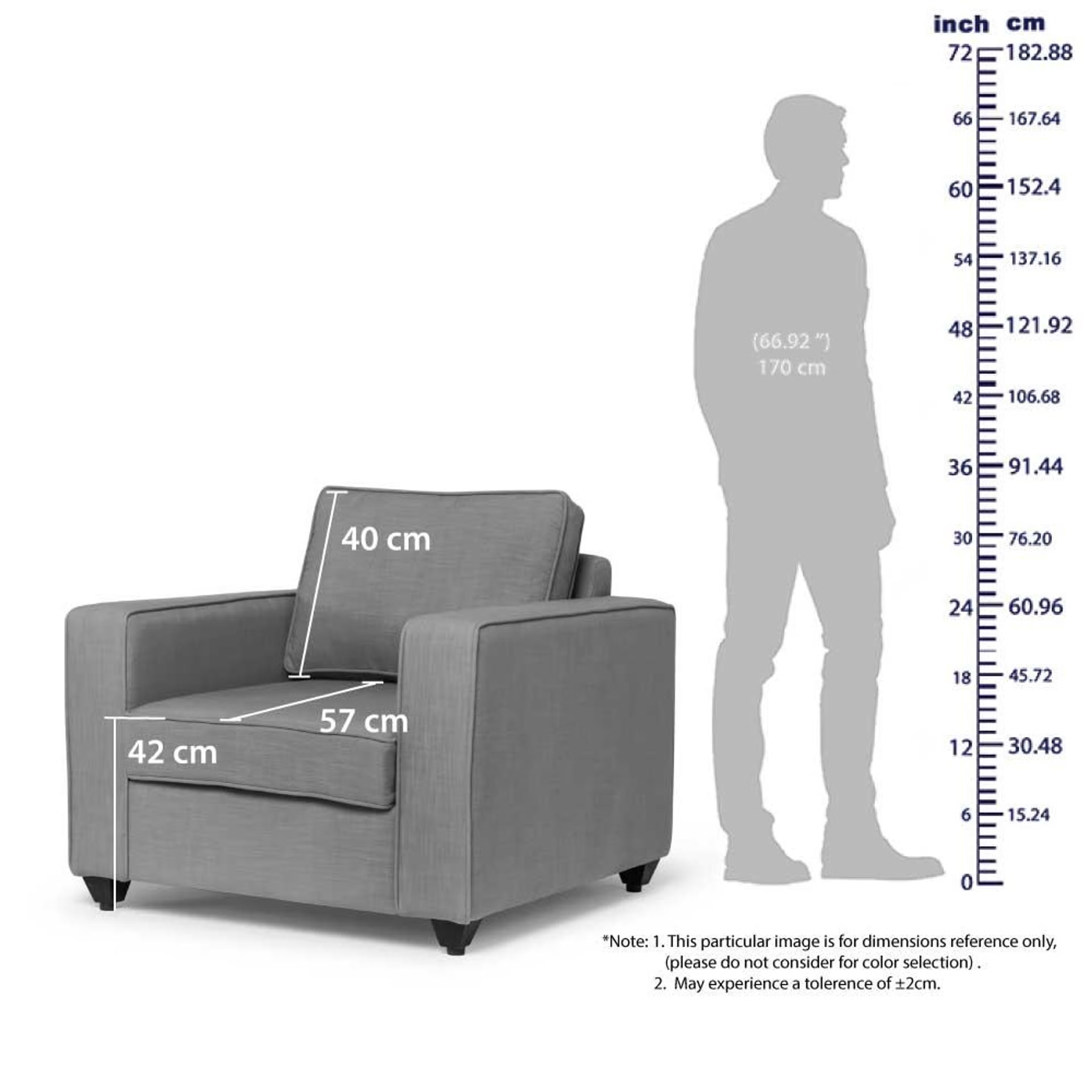 Wakefit Napper Sofa - Single Seater Regular, Without Storage, 1, Thundercloud 6 Wakefit Napper Sofa - Single Seater Regular, Without Storage, 1, Thundercloud
