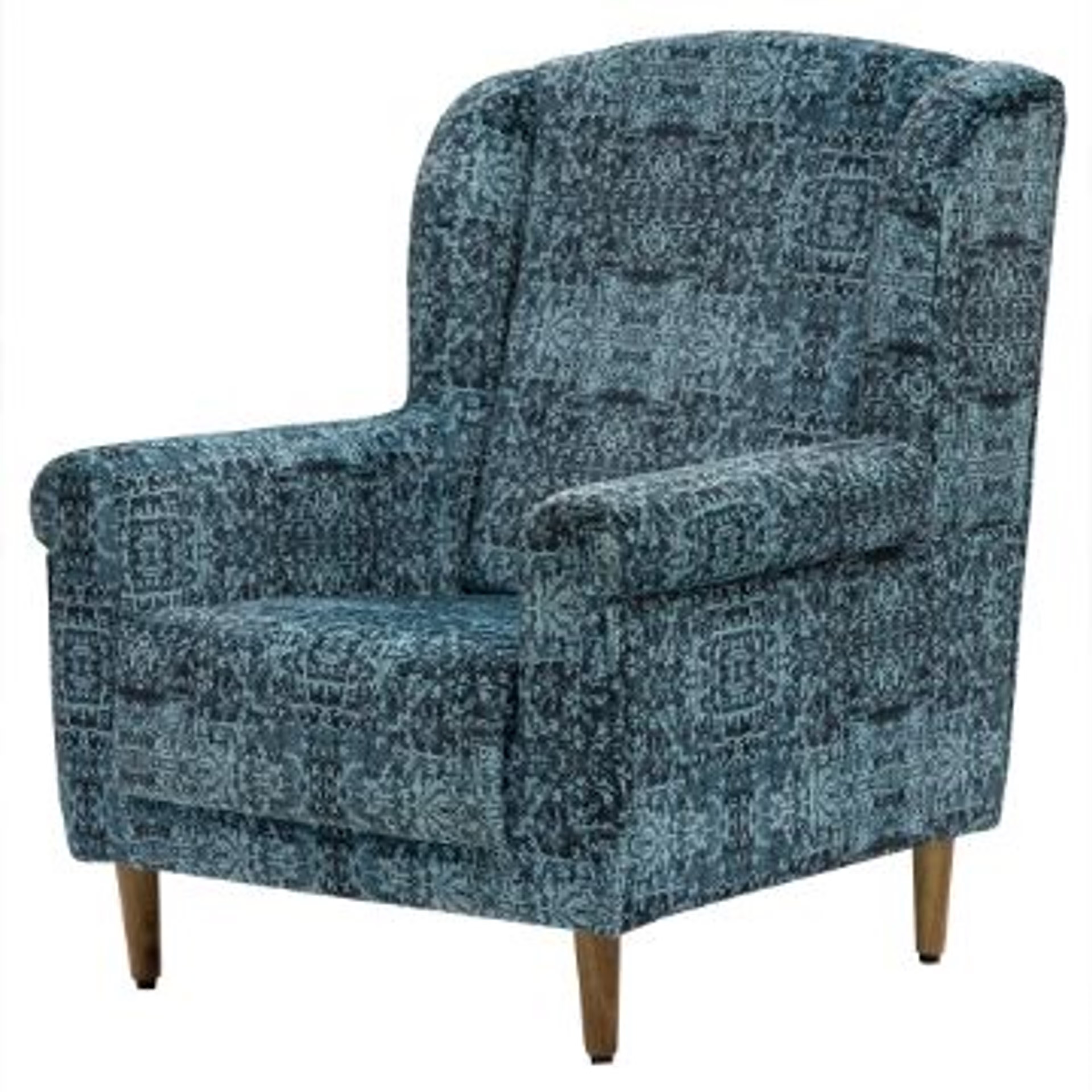 Home 34 Wakefit Tropical Wing Chair - Printed Fabric Clarise Clarise