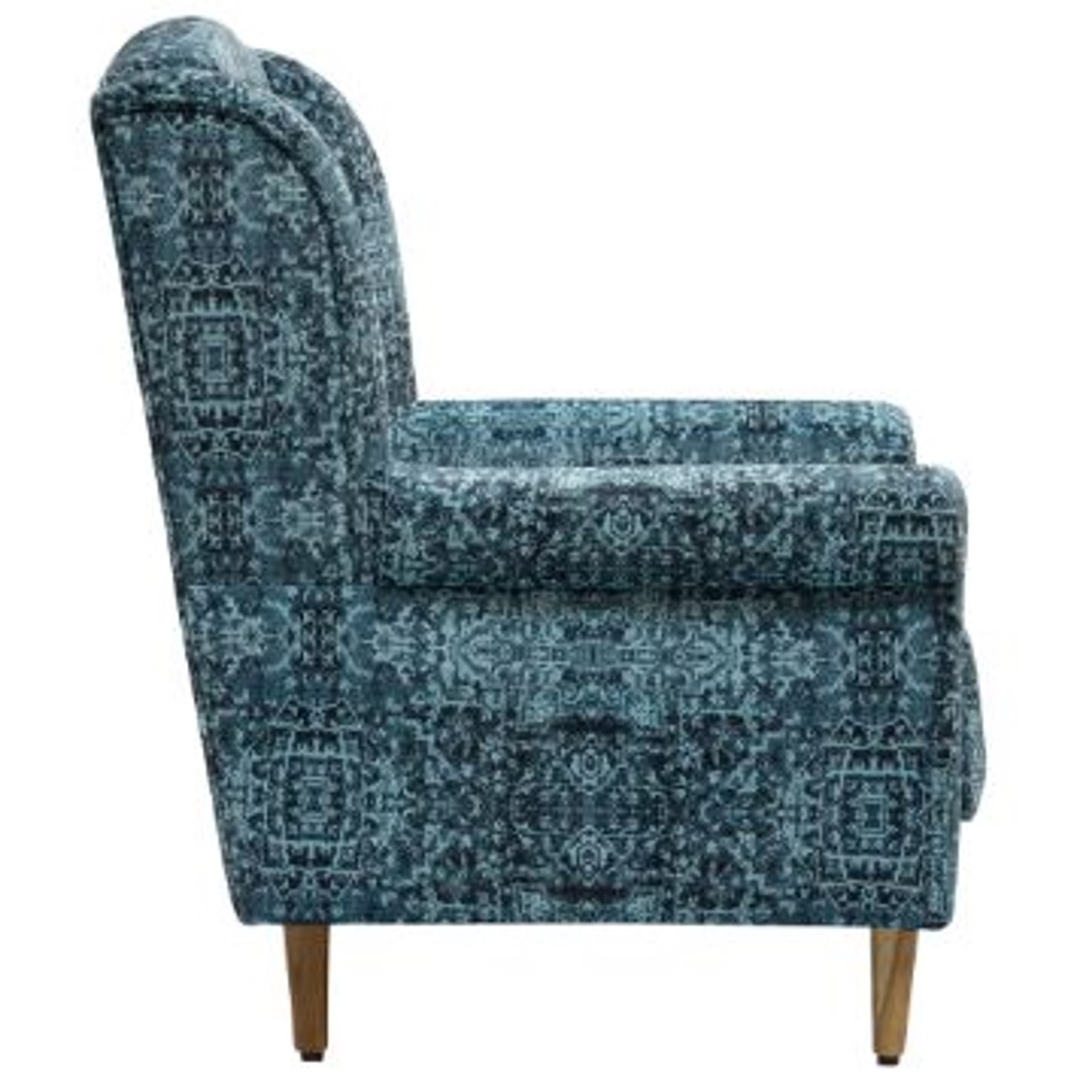 Home 35 Wakefit Tropical Wing Chair - Printed Fabric Clarise Clarise