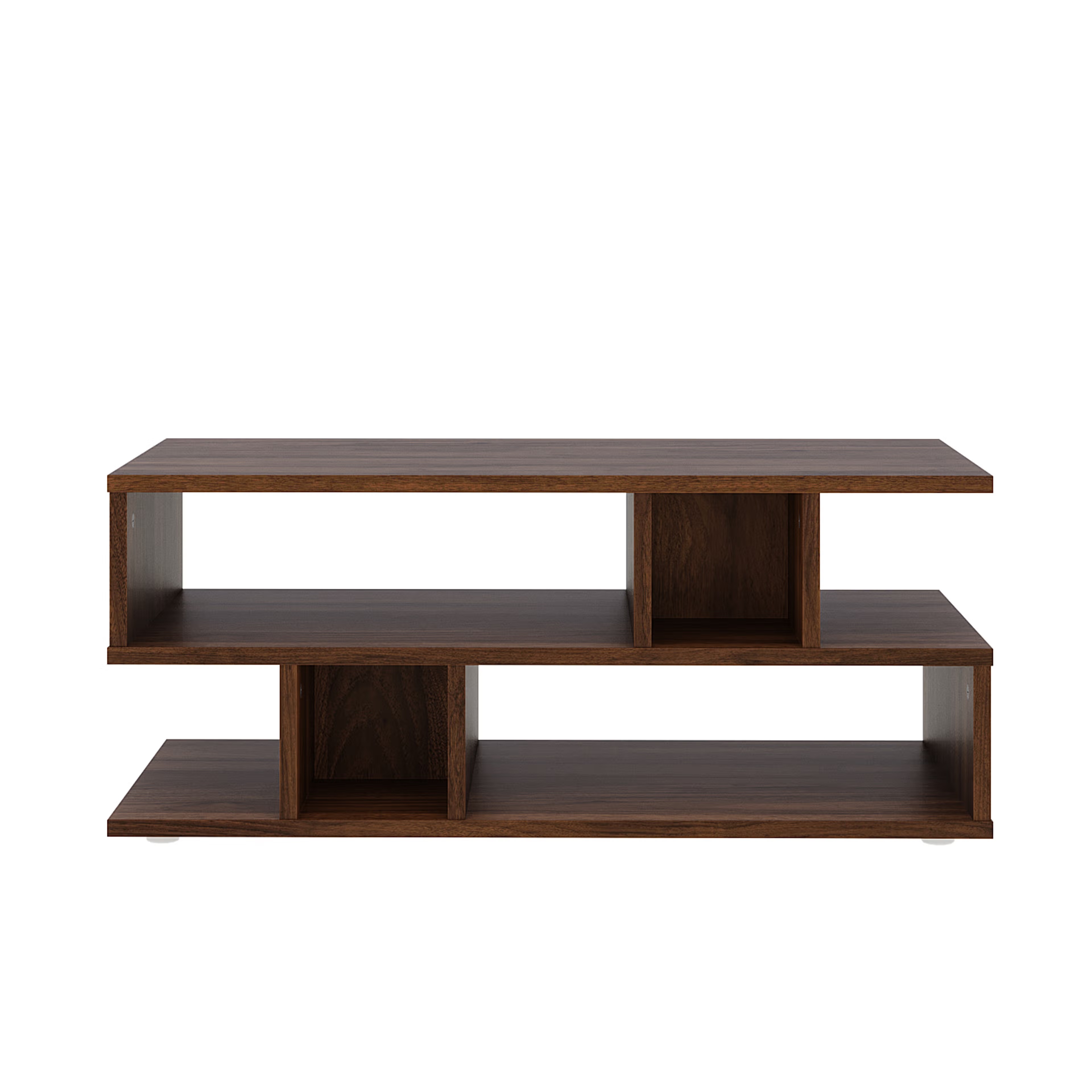 Crema Coffee Table - Columbian Walnut Color, Engineered Wood Columbian Walnut