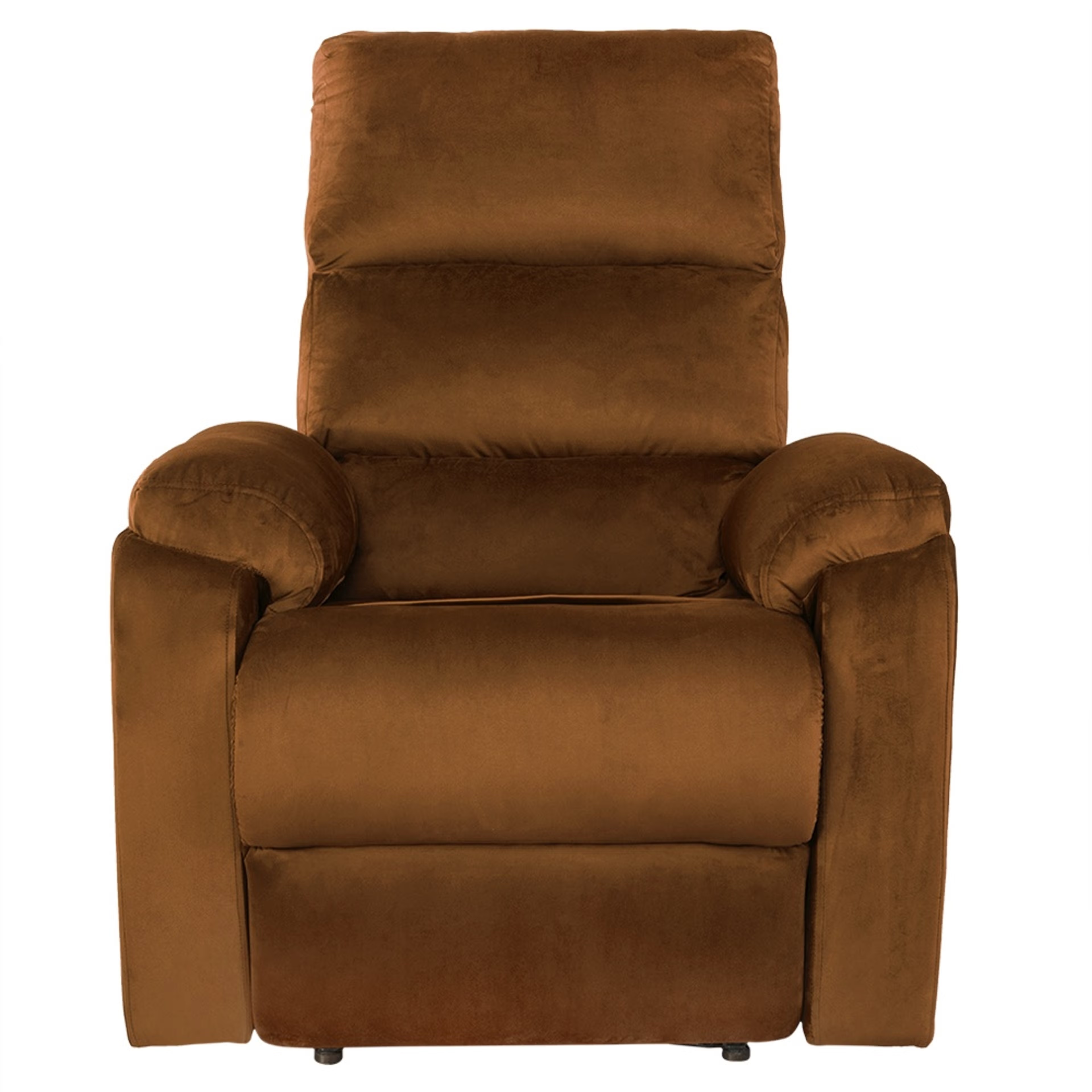 Wakefit Restmax Recliner - 1 Seater - Velvet Amber Manual, Regular, 1 Seater, Amber