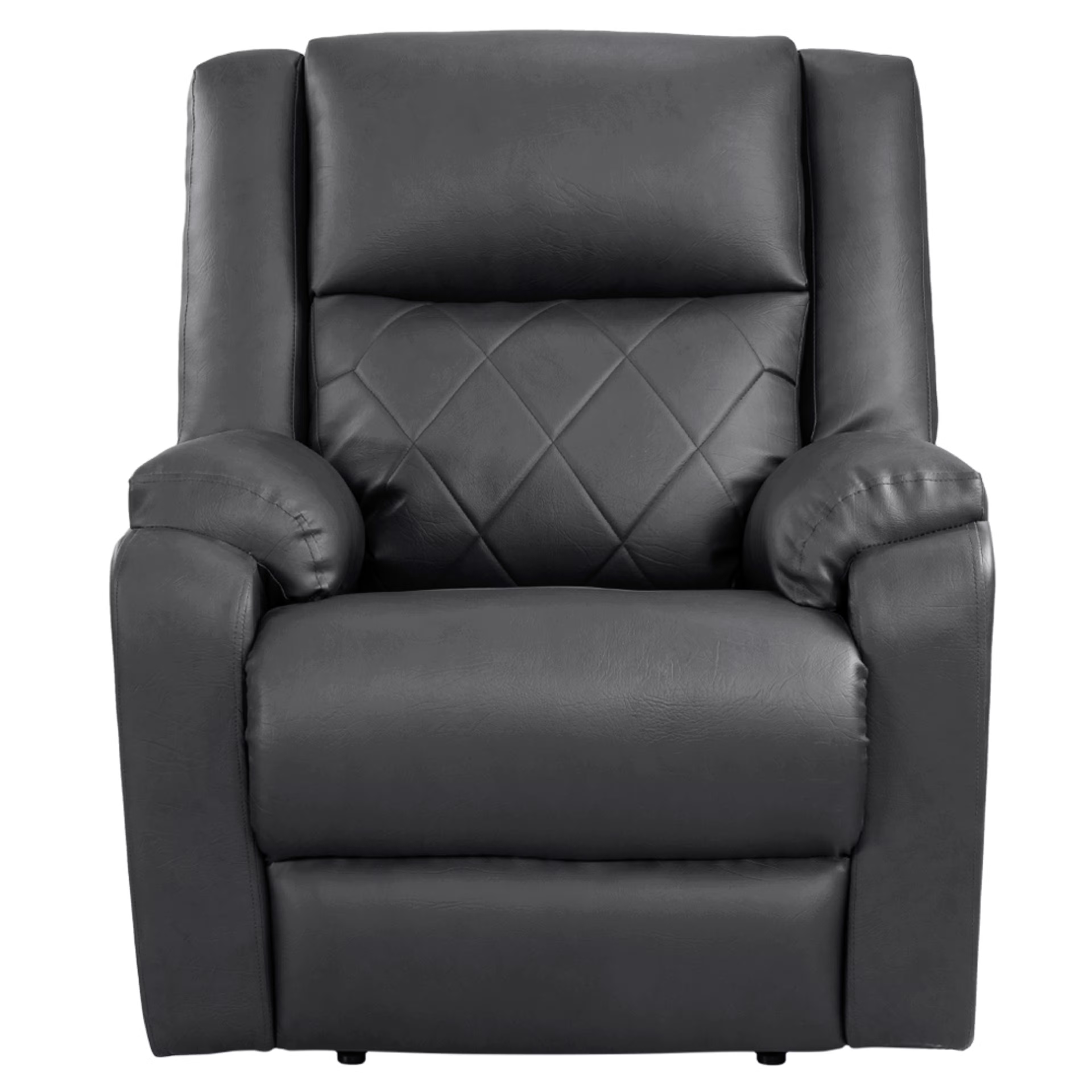 Wakefit Empress Recliner - 1 Seater - Marble Grey Manual, Regular, 1 Seater, Marble Grey