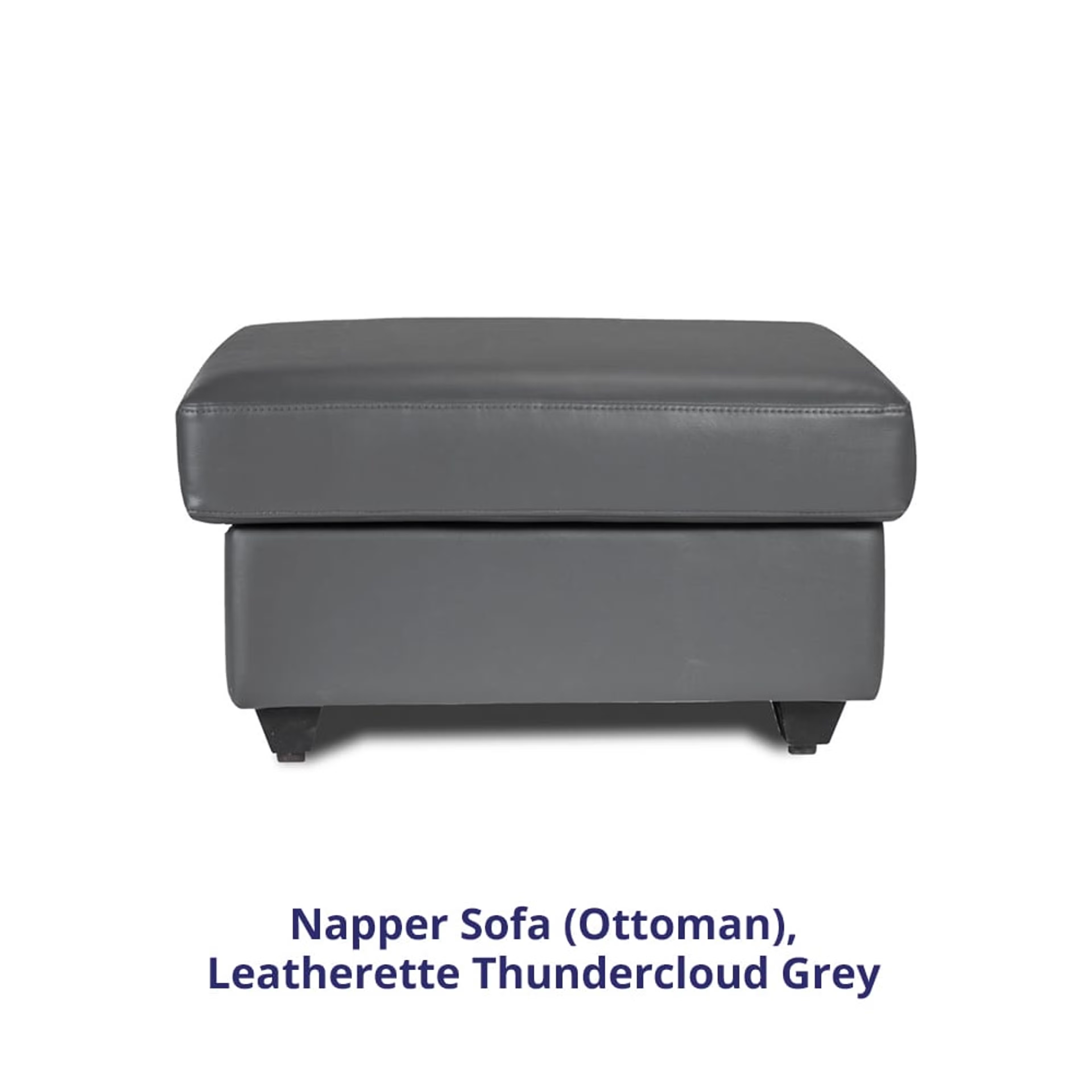 Wakefit Napper Ottoman Regular, Without Storage, Ottoman, Thundercloud