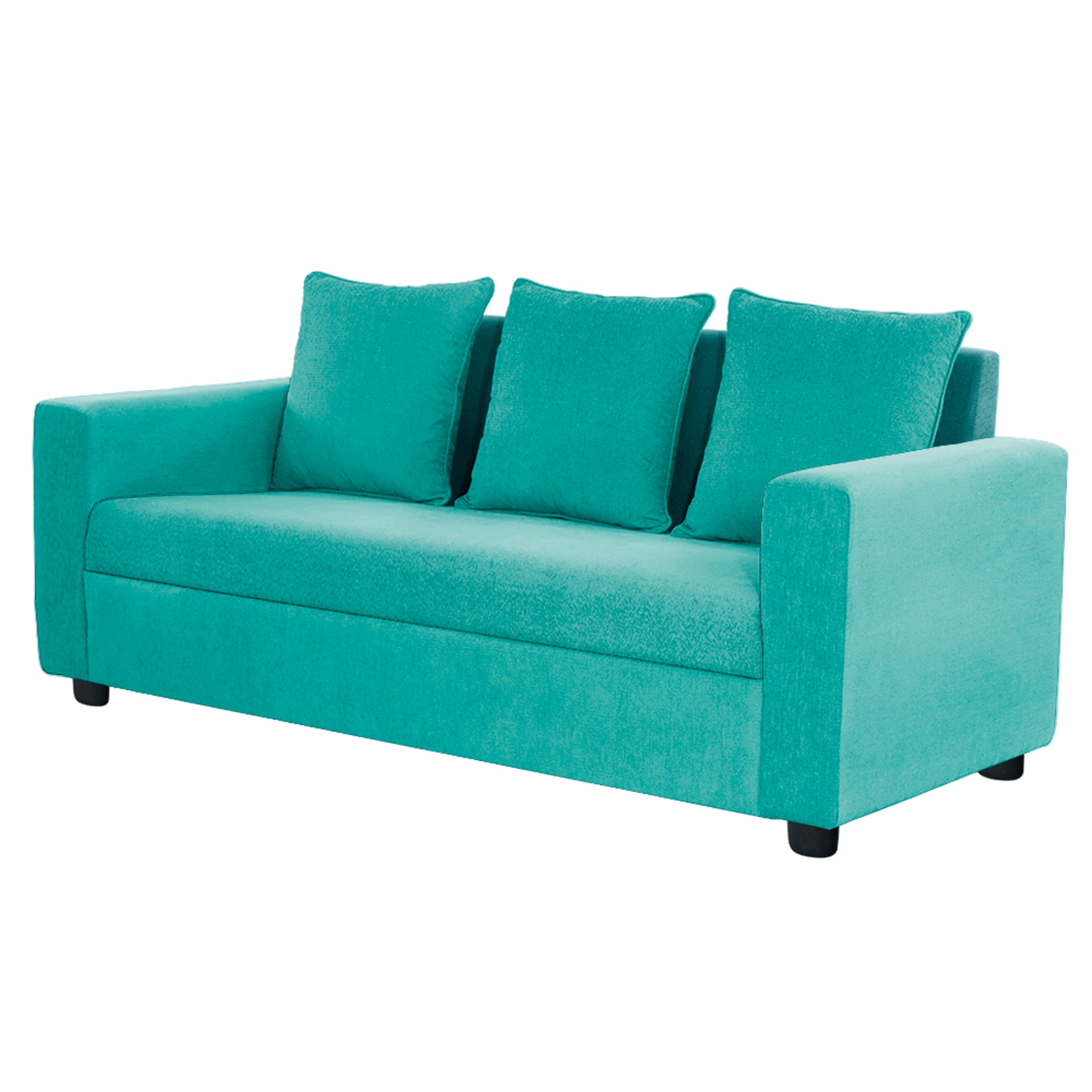 Home 27 Wakefit Solatio Sofa - Three Seater Regular, Three Seater, Sky Green