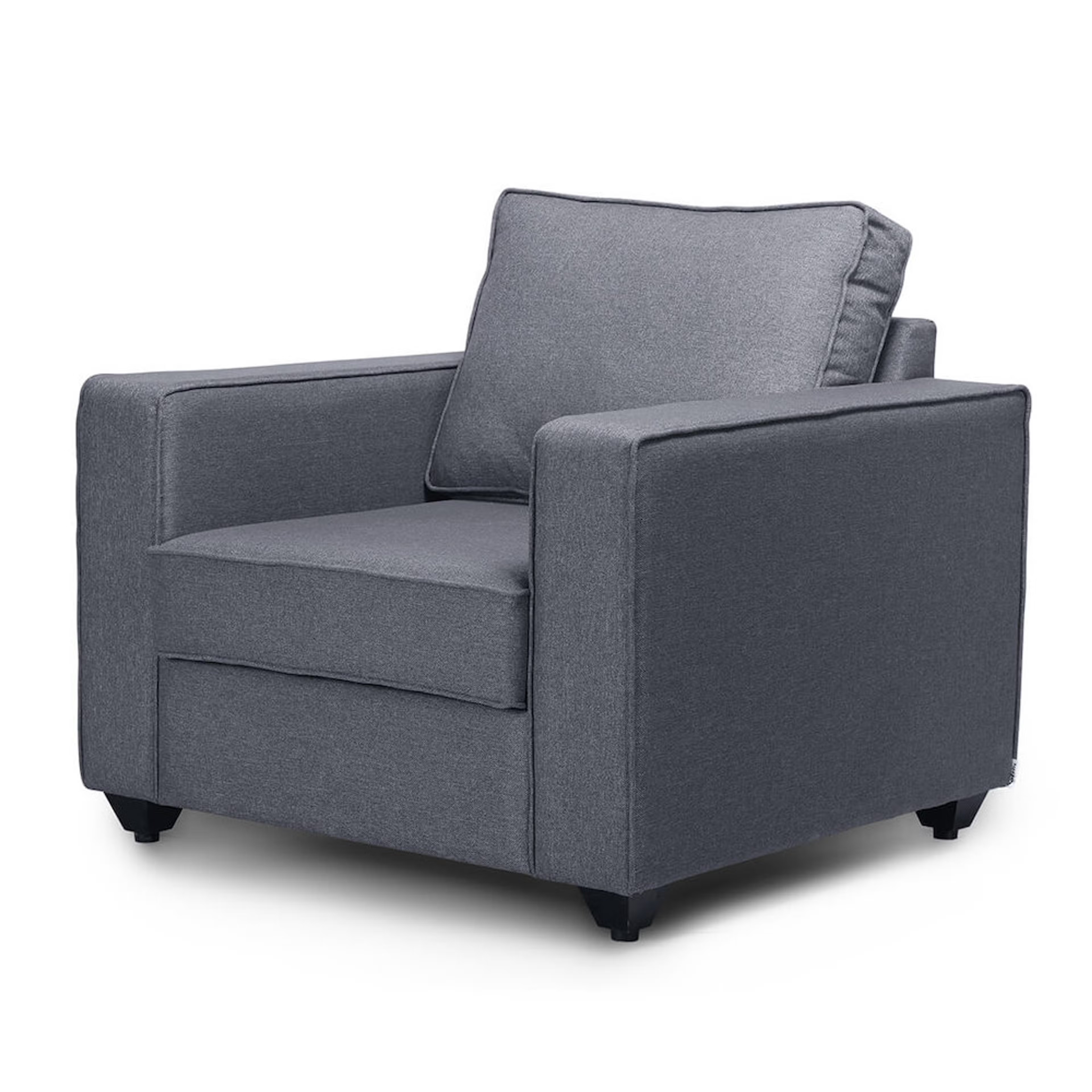 Home 27 Wakefit Napper Sofa - Single Seater Regular, Without Storage, 1, Omega Blue