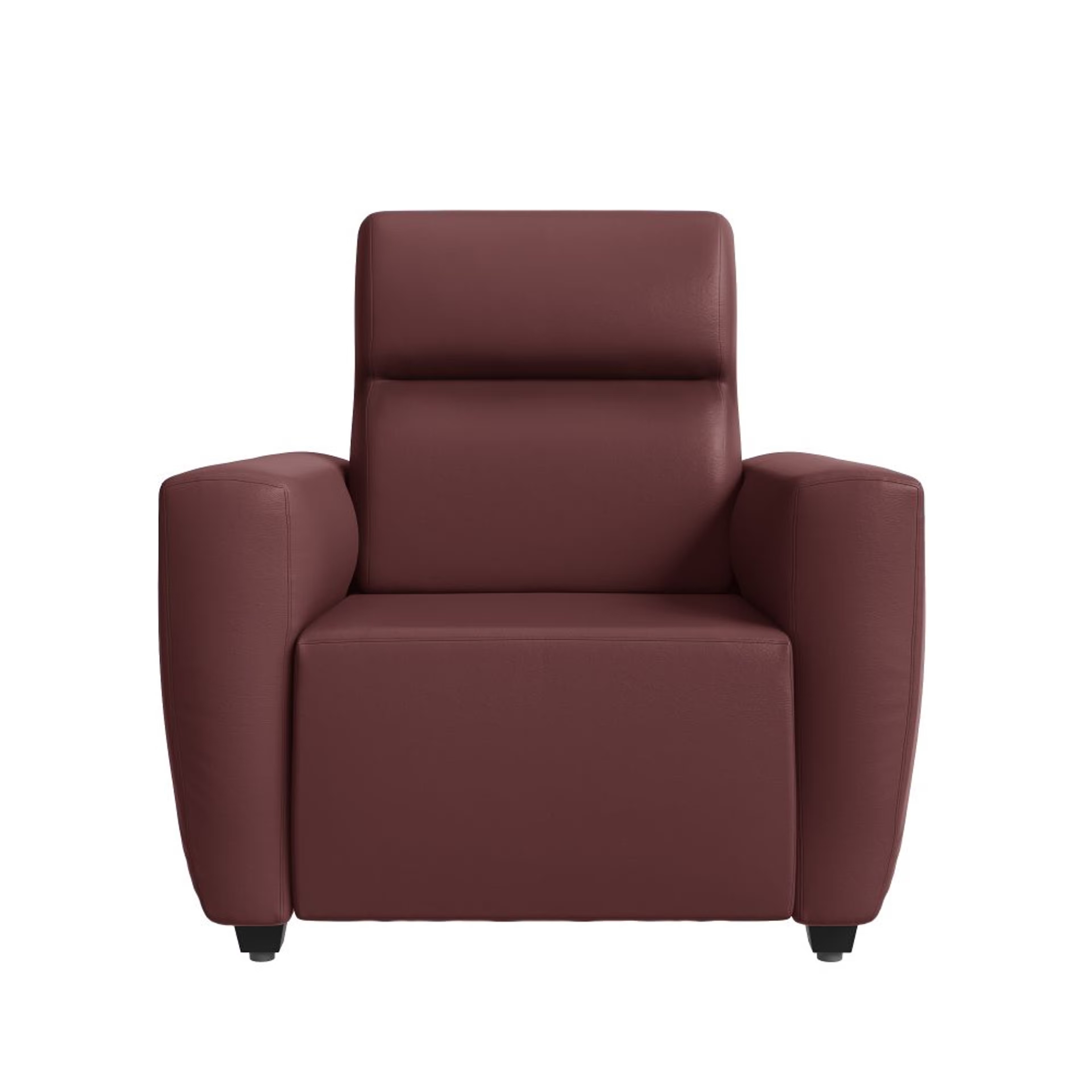 Wakefit Belize sofa-Single Seater Regular, One Seater, Sangria