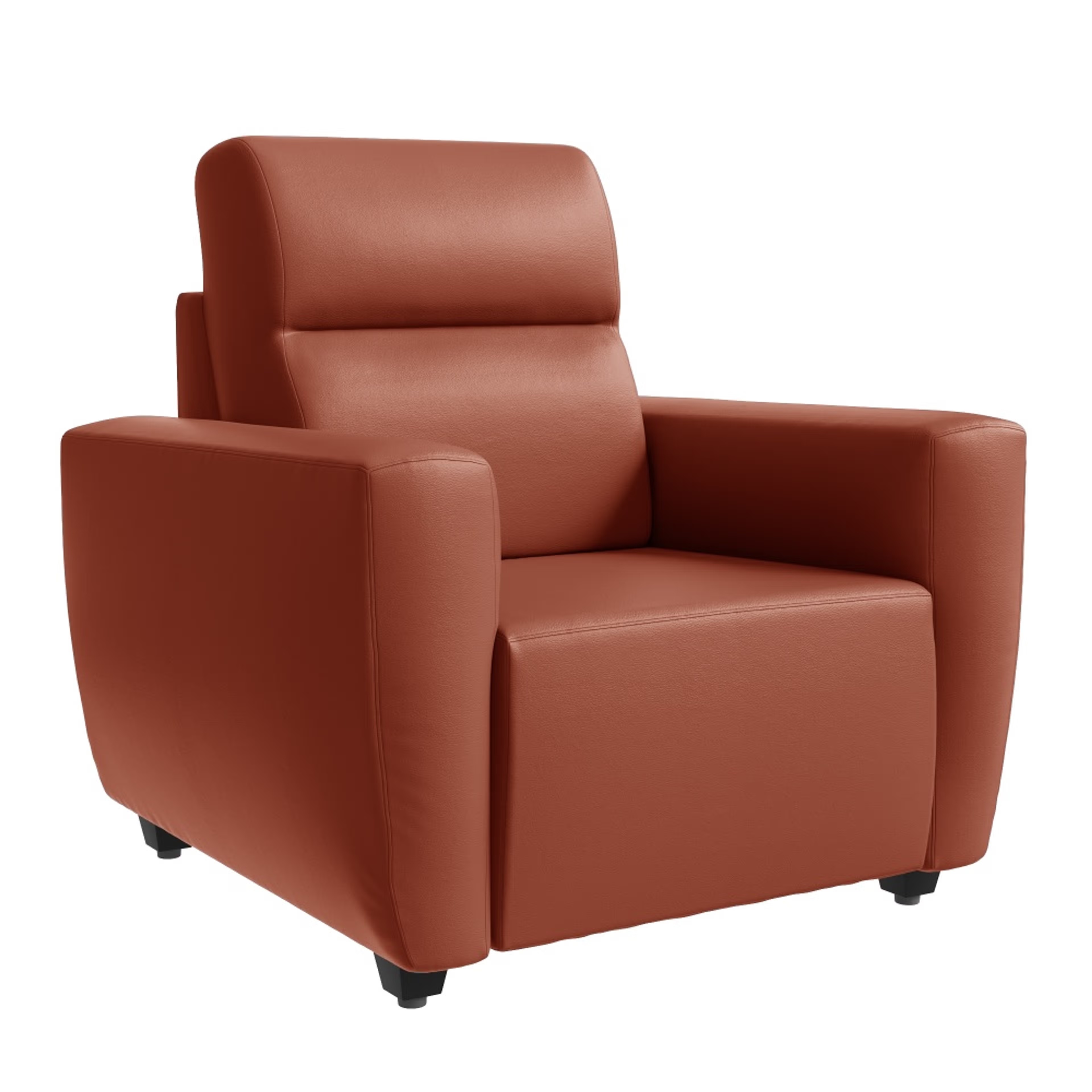 Home 44 Wakefit Belize sofa-Single Seater Regular, One Seater, Tan