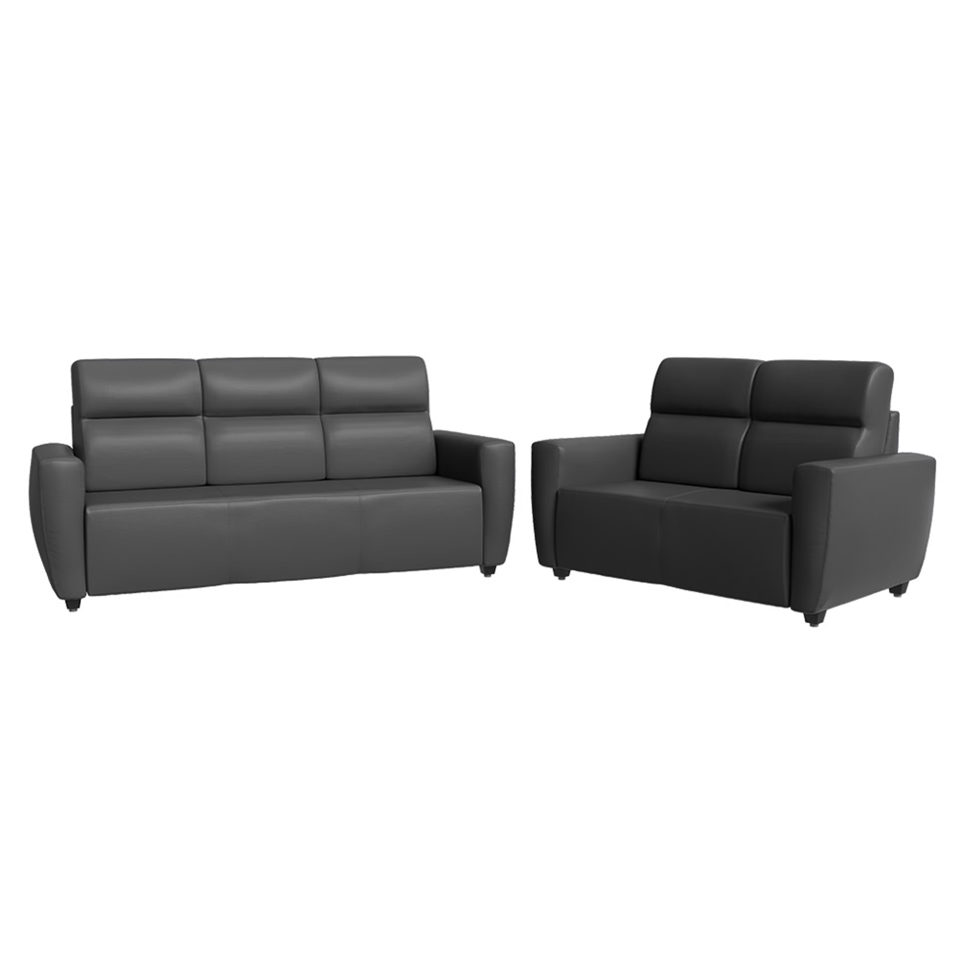Wakefit Belize Sofa Set (3+2) Regular, 3+2 Seater, Marble Grey