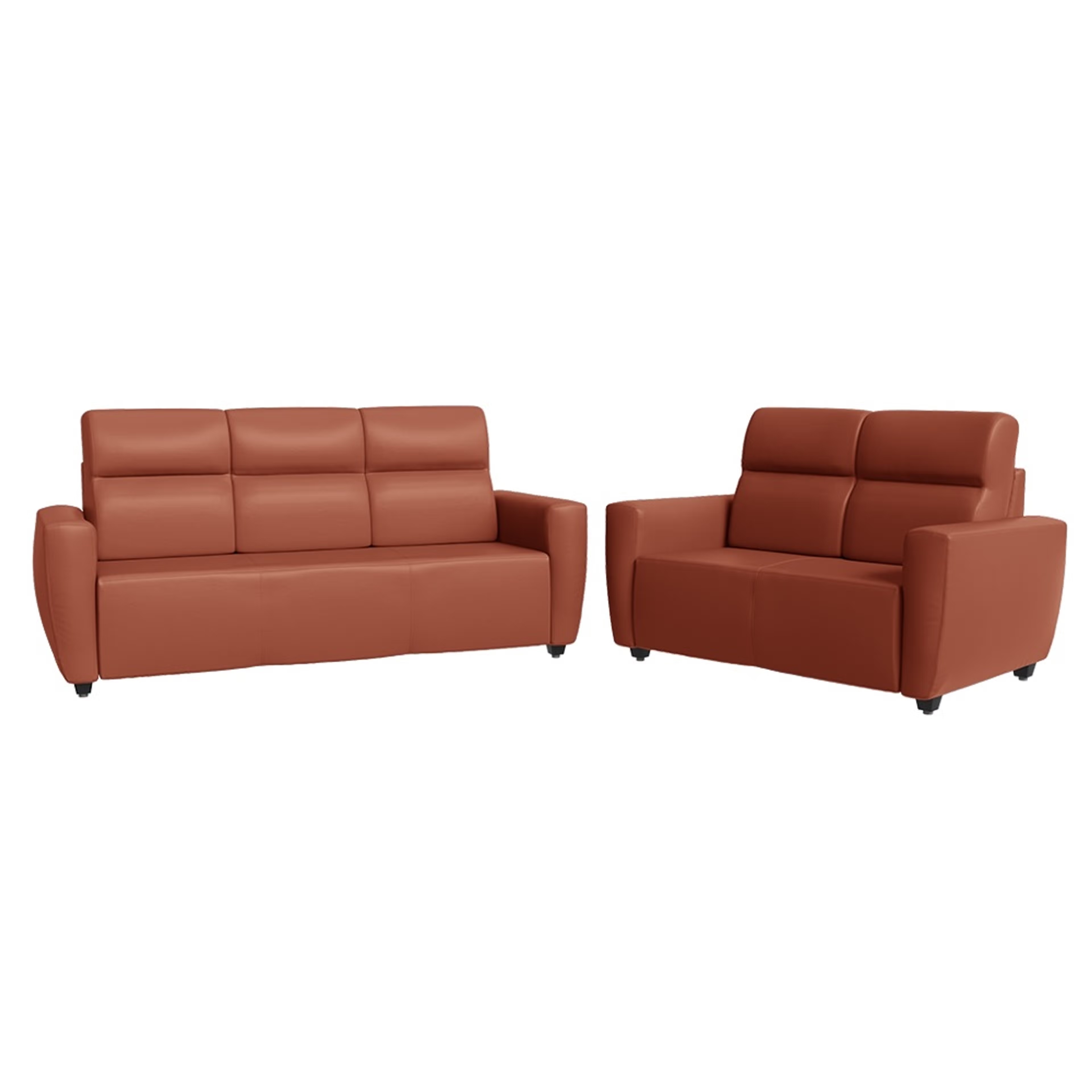 Wakefit Belize Sofa Set (3+2) Regular, 3+2 Seater, Tan