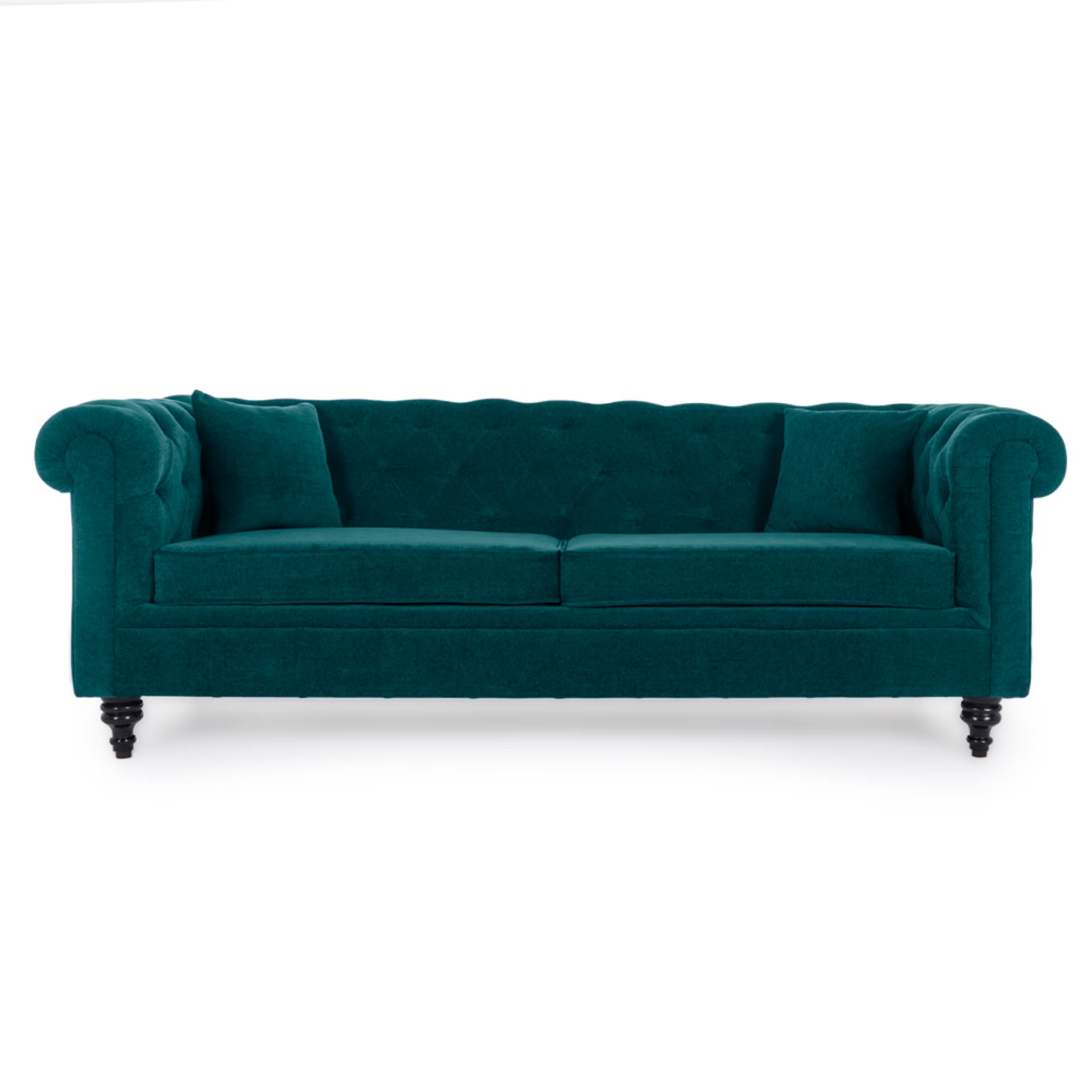 Home 27 Wakefit Havana Sofa Set (3+2) Malibu Green 3 Seater + 2 Seater, Malibu Green