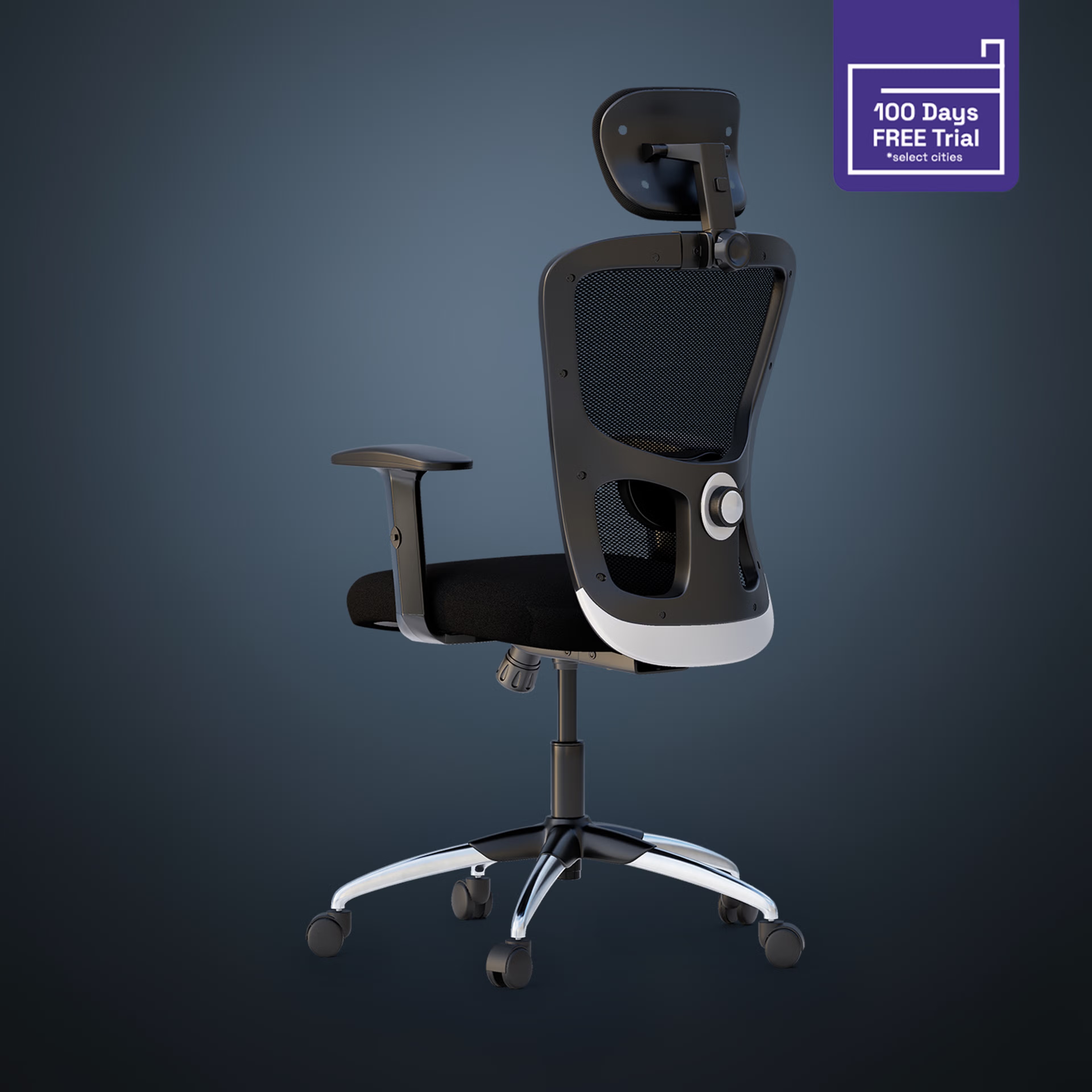 Albus Pro Highback Class 4 Gaslift Chrome Base with Soft PU Multi Lock Pad Ergonomic Office Chair Black - 2025 2025 Edition, Black, Multi Lock, Chrome Base, High Back