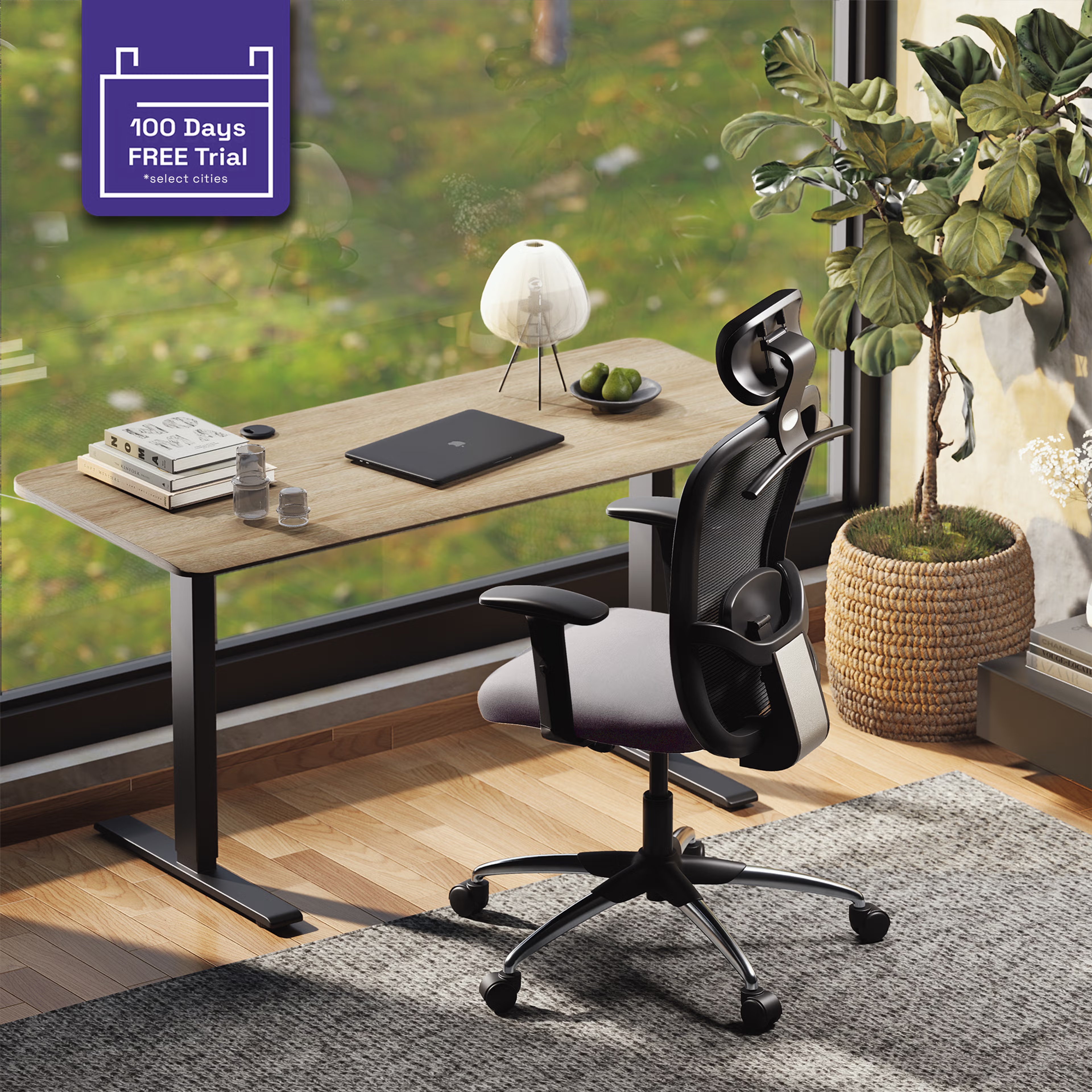 Wakefit Safari Prime High Back Ergonomic Office Chair | Chrome Base | 2025 Edition | DIY (Do It Yourself) 2025 Edition, Black & Grey, Single Lock, Chrome Base, PU Pad, 3 Years