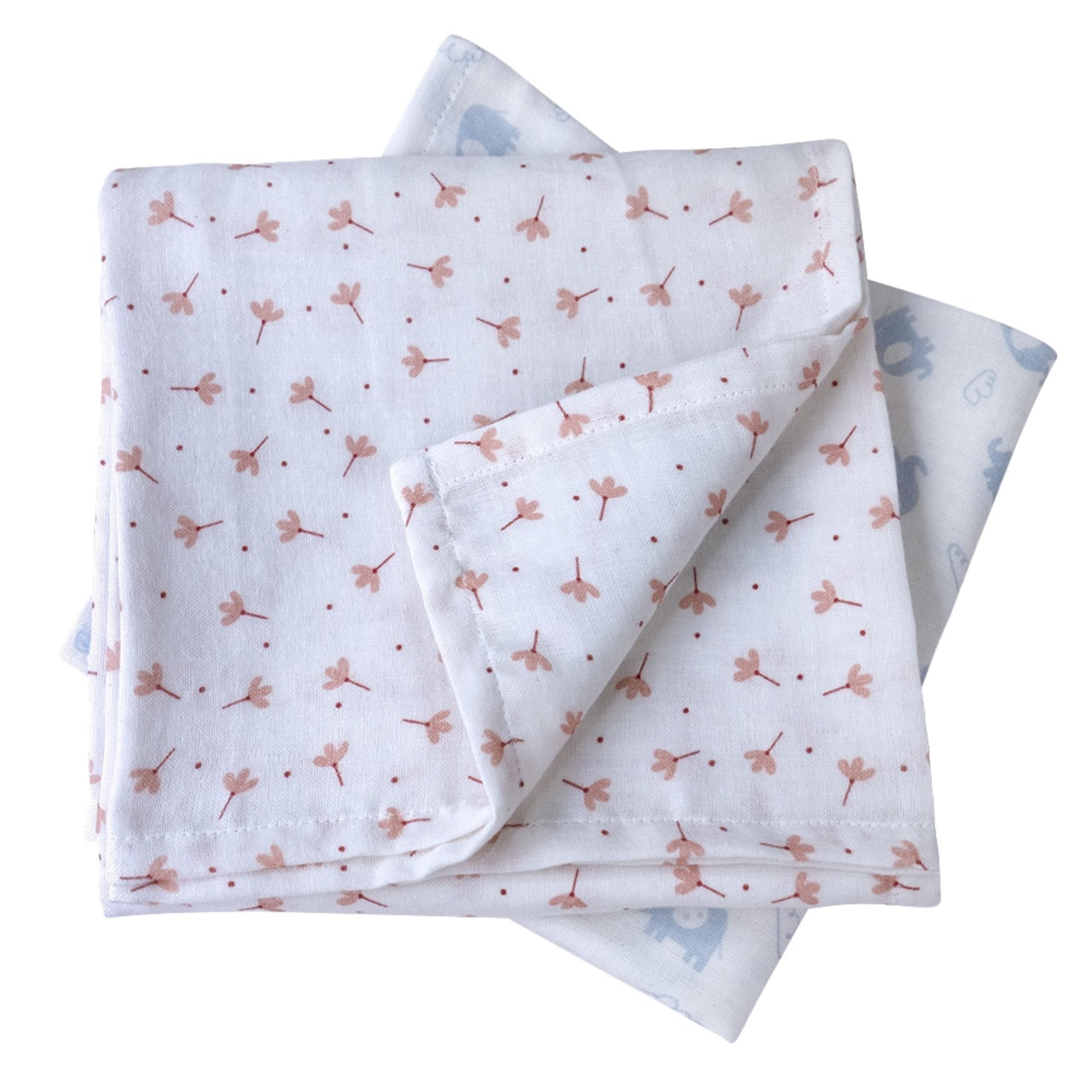 Wakefit Baby Wrap Muslin Cloth -Elepha & Mimi ( Small , Set of two ) Set of 2, Small, Elepha & Mimi 7 Wakefit Baby Wrap Muslin Cloth -Elepha & Mimi ( Small , Set of two ) Set of 2, Small, Elepha & Mimi
