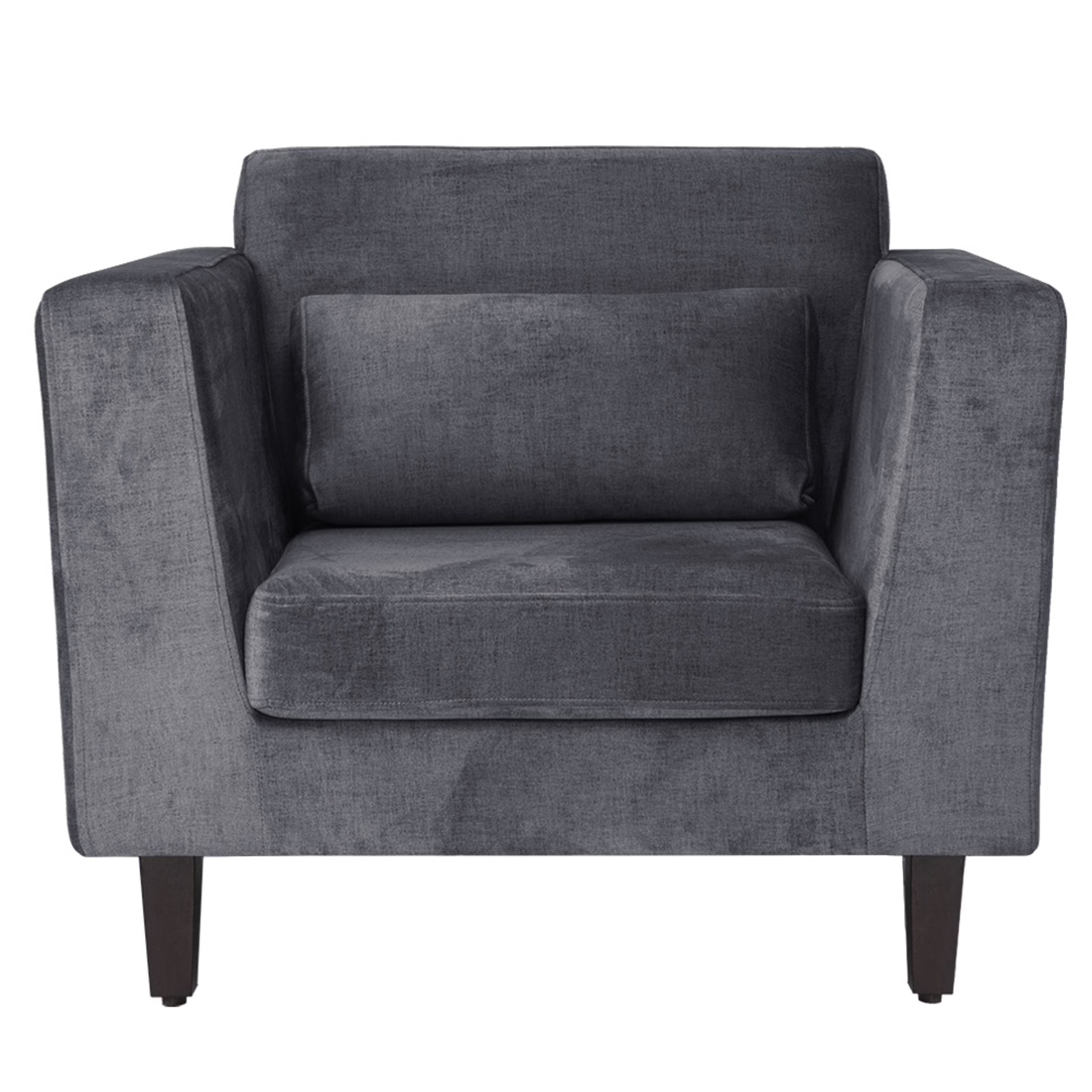 Home 40 SnoozePro Plus Sofa - Single Seater Reflection Charcoal Grey Regular, 1 Seater, Charcoal Grey