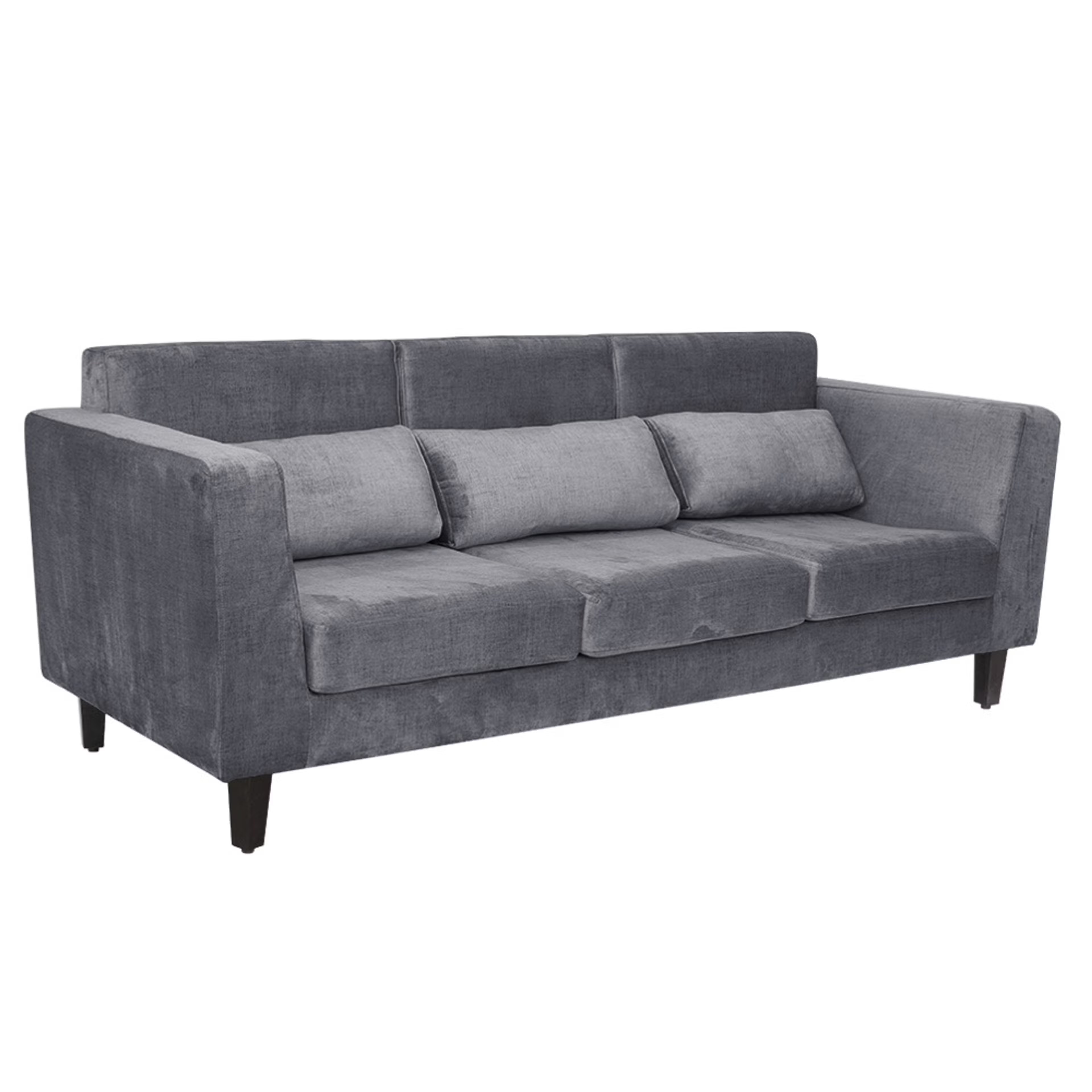Home 33 SnoozePro Plus Sofa - Three Seater Reflection Charcoal Grey Regular, 3 Seater, Charcoal Grey