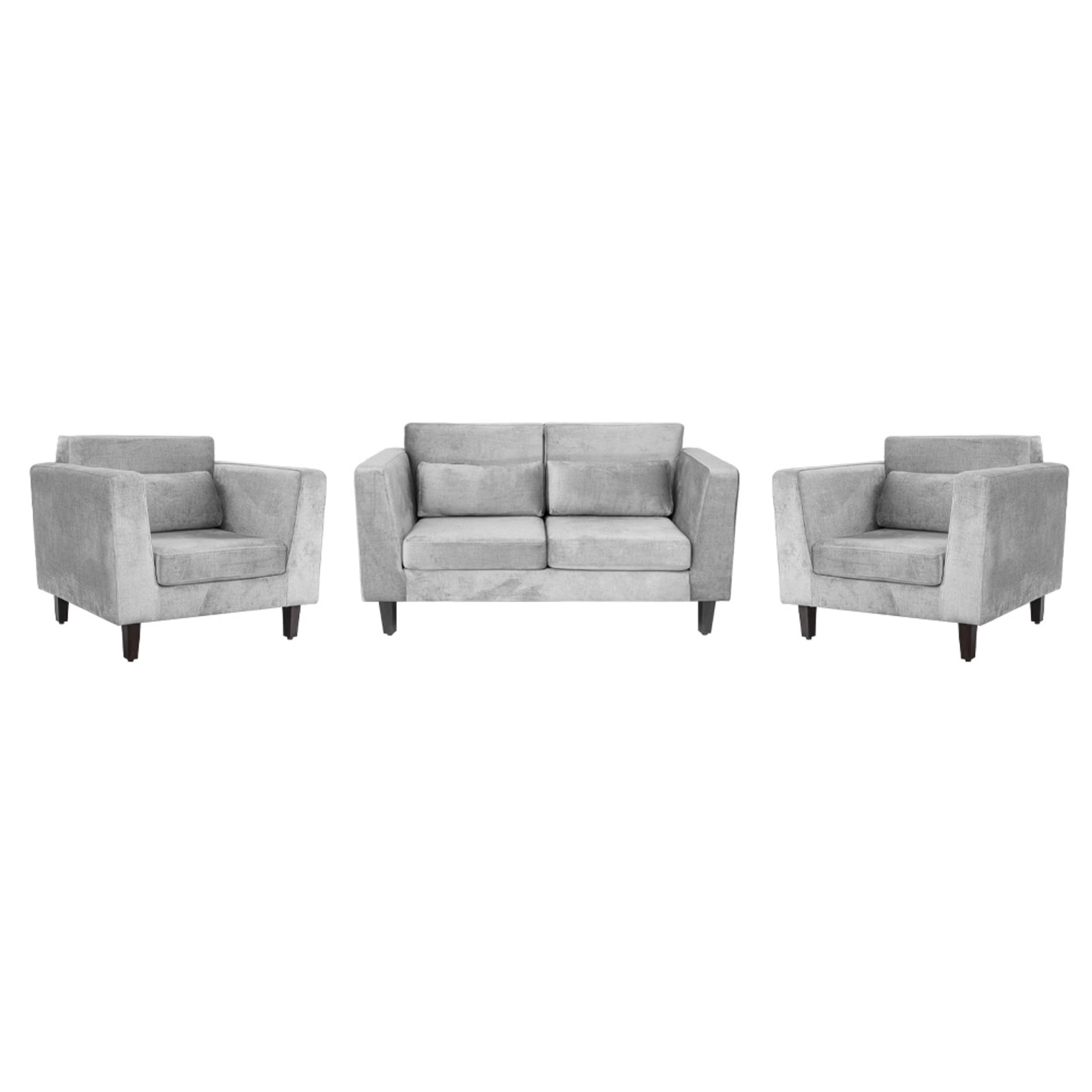 SnoozePro Plus Sofa Set - (2+1+1) Reflection White Regular, 2 Seater + 1 Seater + 1 Seater, White