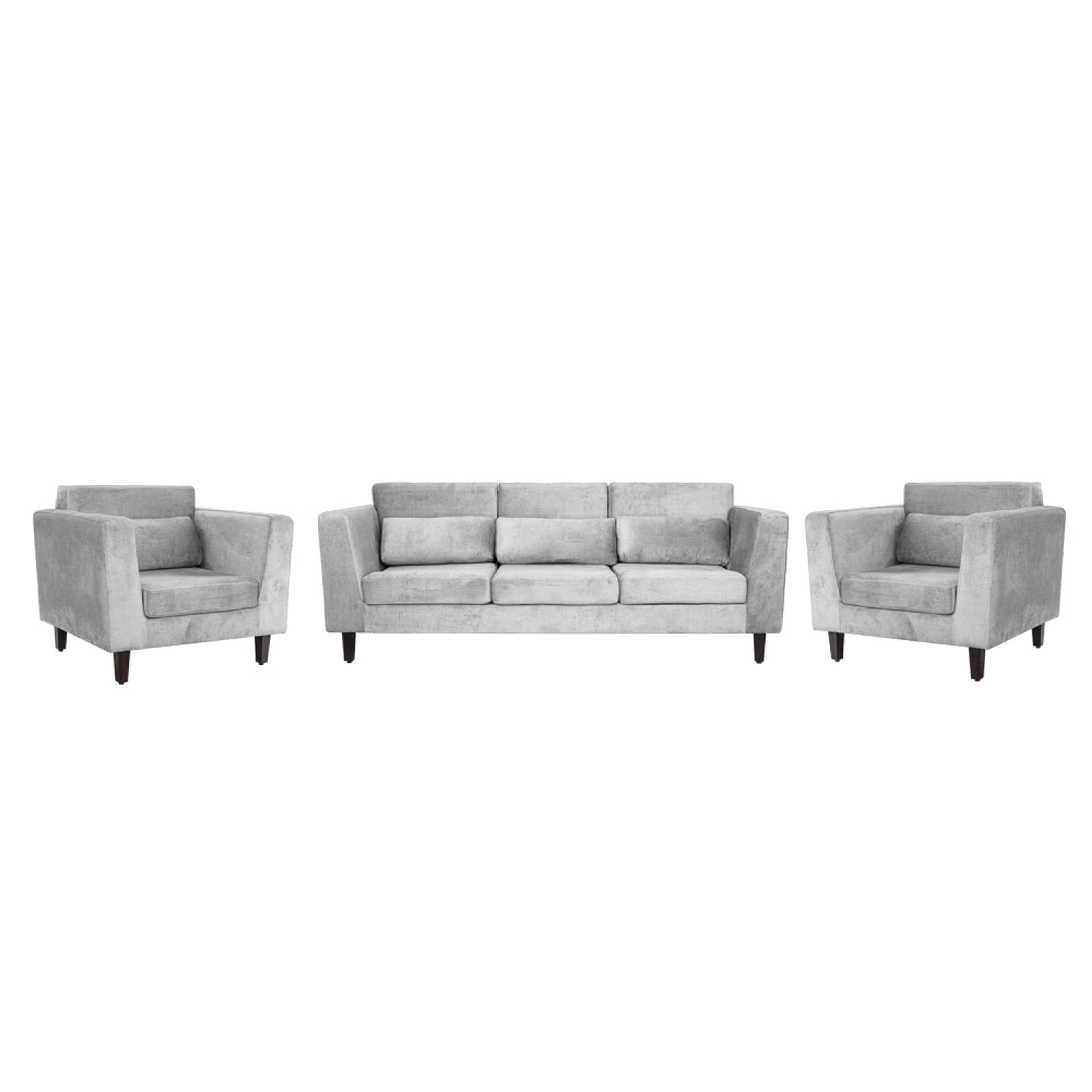 SnoozePro Plus Sofa Set - (3+1+1) Reflection White Regular, 3 Seater + 1 Seater + 1 Seater, White