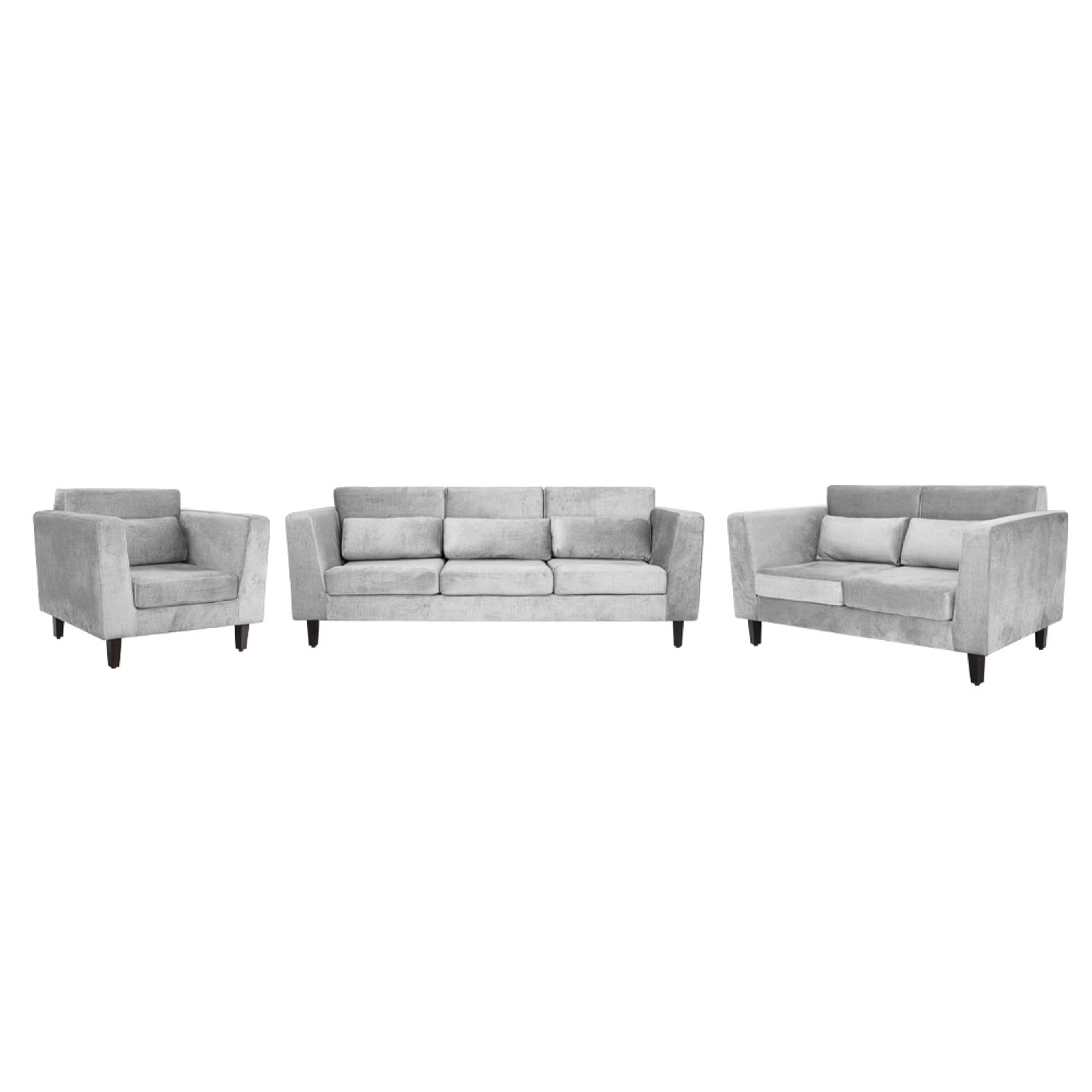 SnoozePro Plus Sofa Set - (3+2+1) Reflection White Regular, 3 Seater + 2 Seater + 1 Seater, White