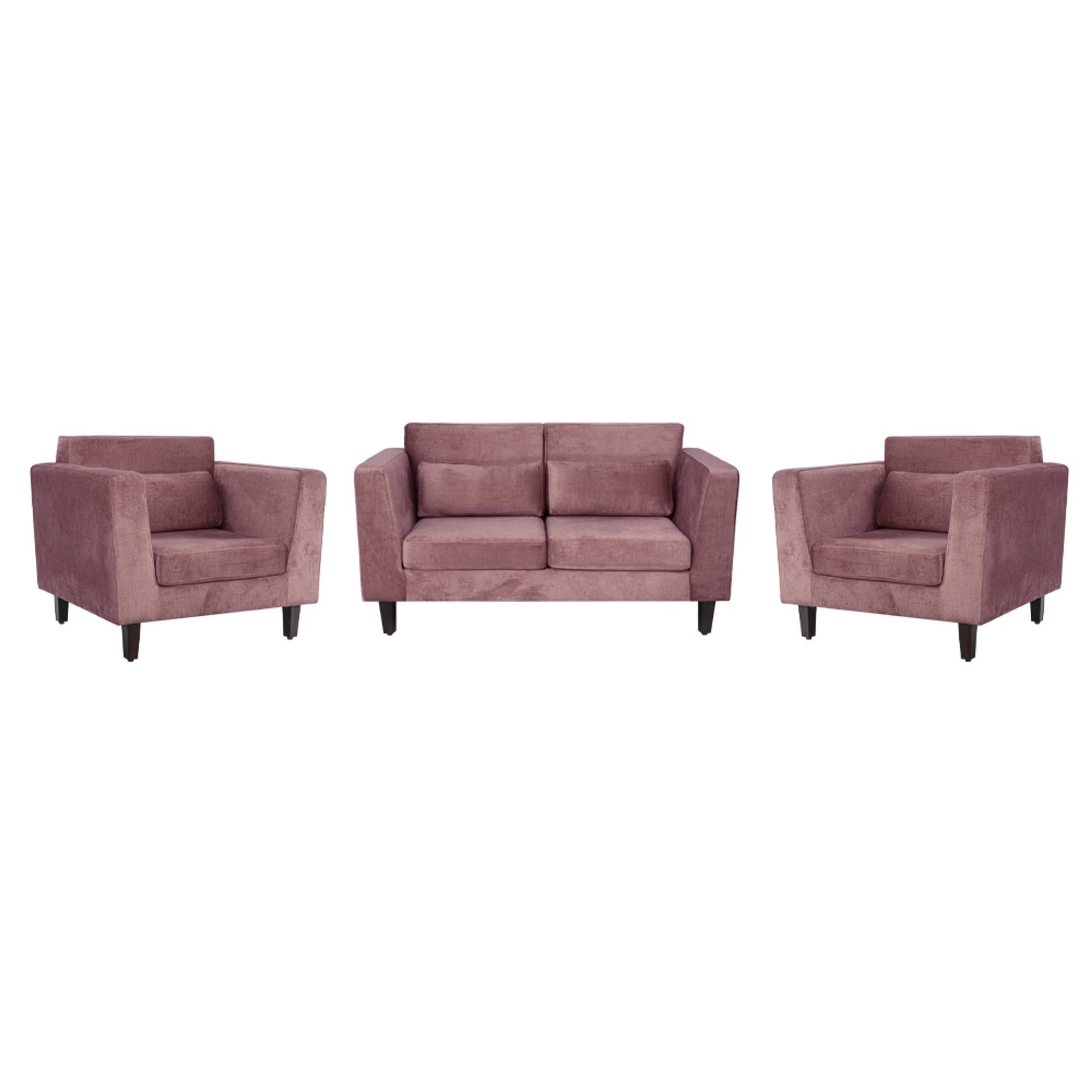 SnoozePro Plus Sofa Set - (2+1+1) Reflection Rose Brown Regular, 2 Seater + 1 Seater + 1 Seater, Rose Brown