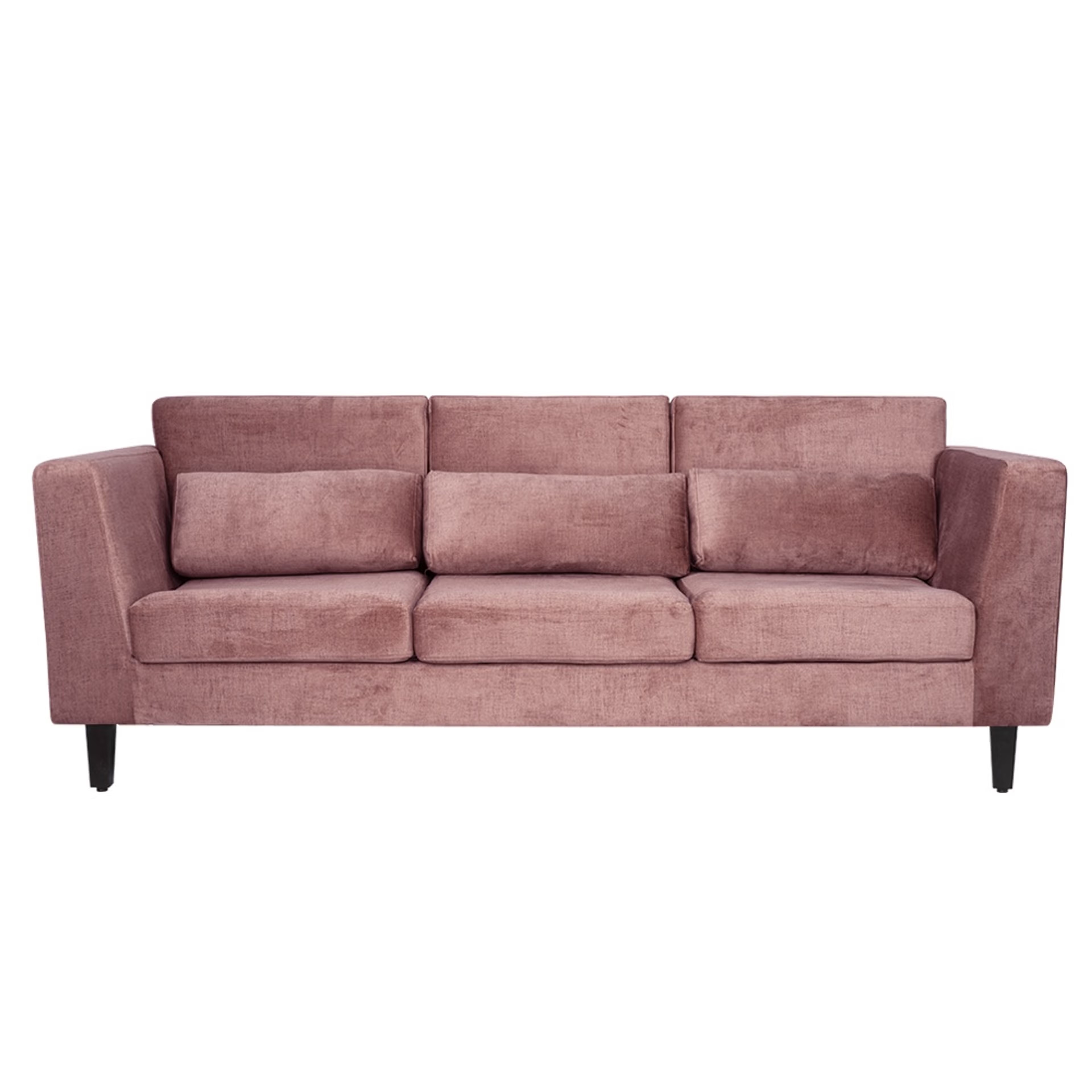 Home 29 SnoozePro Plus Sofa Set - (3+1+1) Reflection Rose Brown Regular, 3 Seater + 1 Seater + 1 Seater, Rose Brown