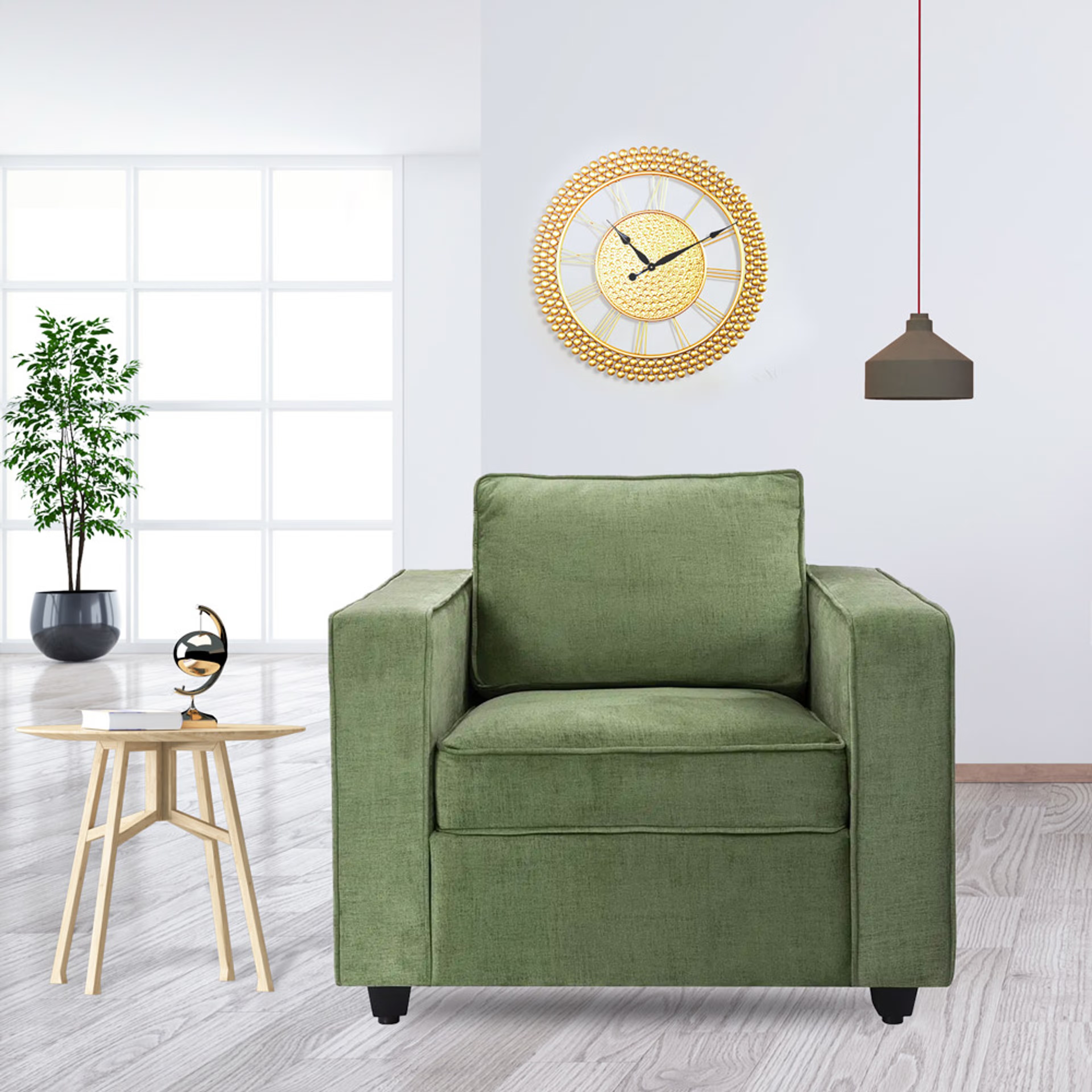 Napper Plus Sofa - Single Seater Reflection Green Regular, Single Seater, Green
