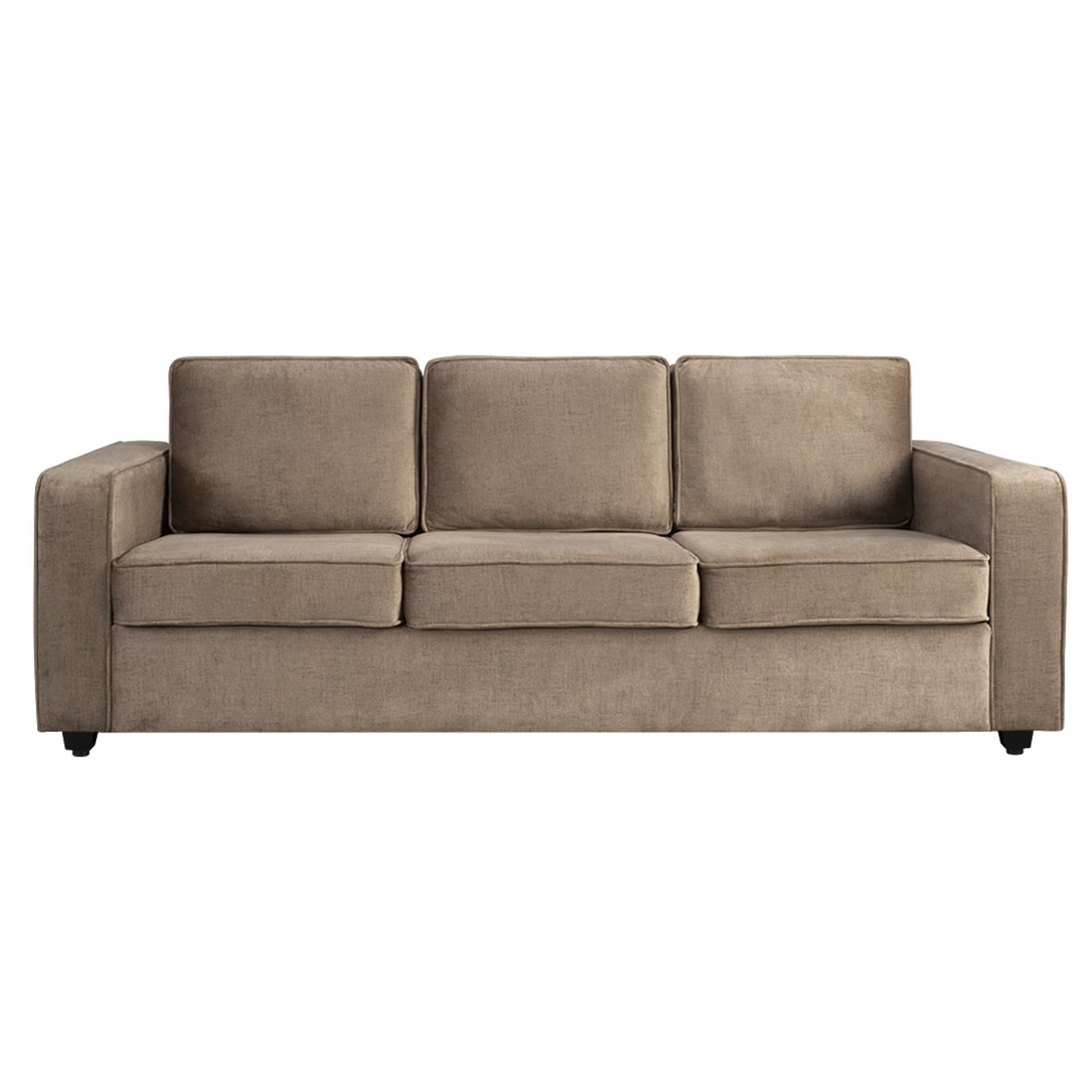 Home 35 Napper Plus Sofa -Three Seater Reflection Mocha Brown Regular, Three Seater, Mocha Brown