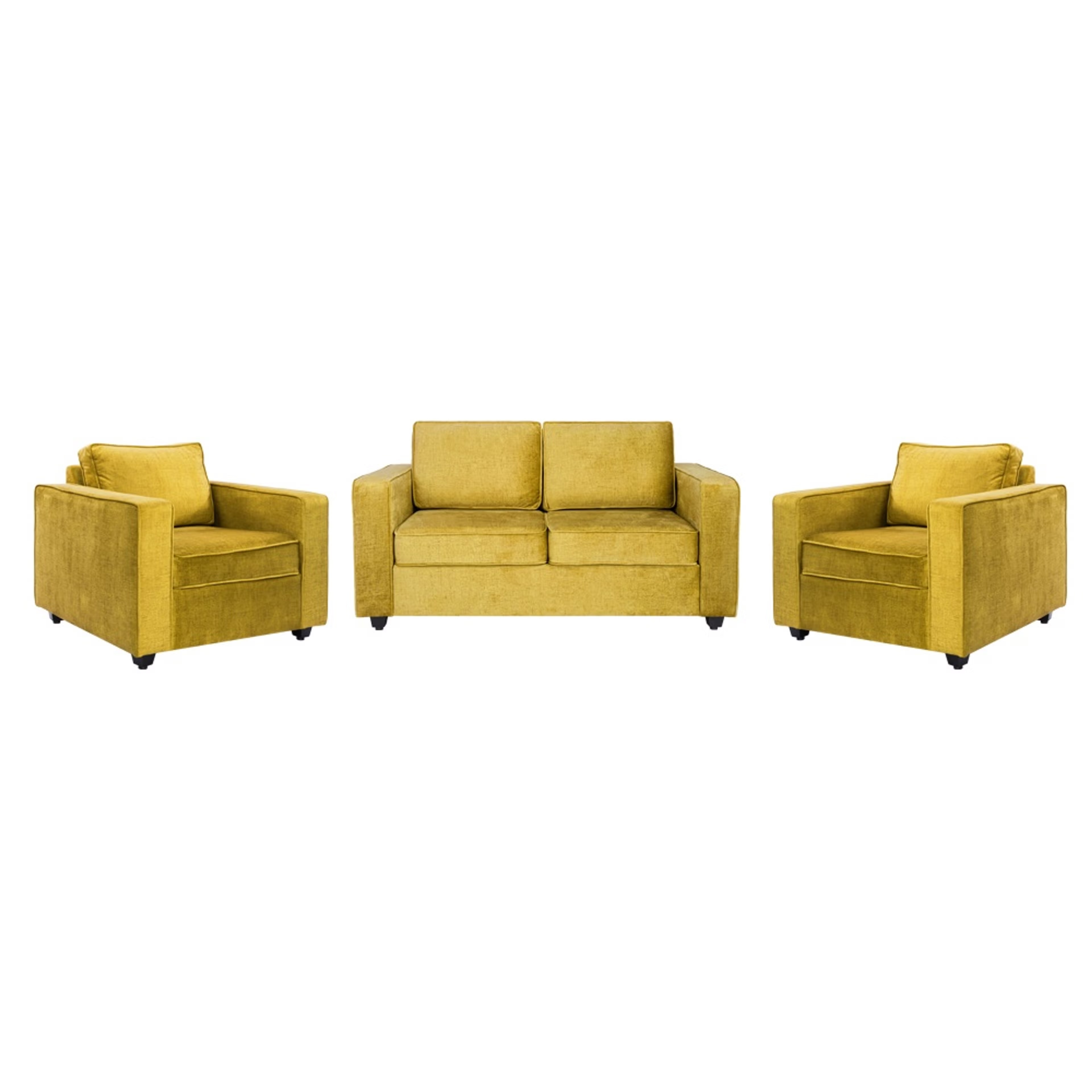 Napper Plus Sofa Set - (2+1+1) Reflection Yellow Regular, Set (2+1+1), Yellow