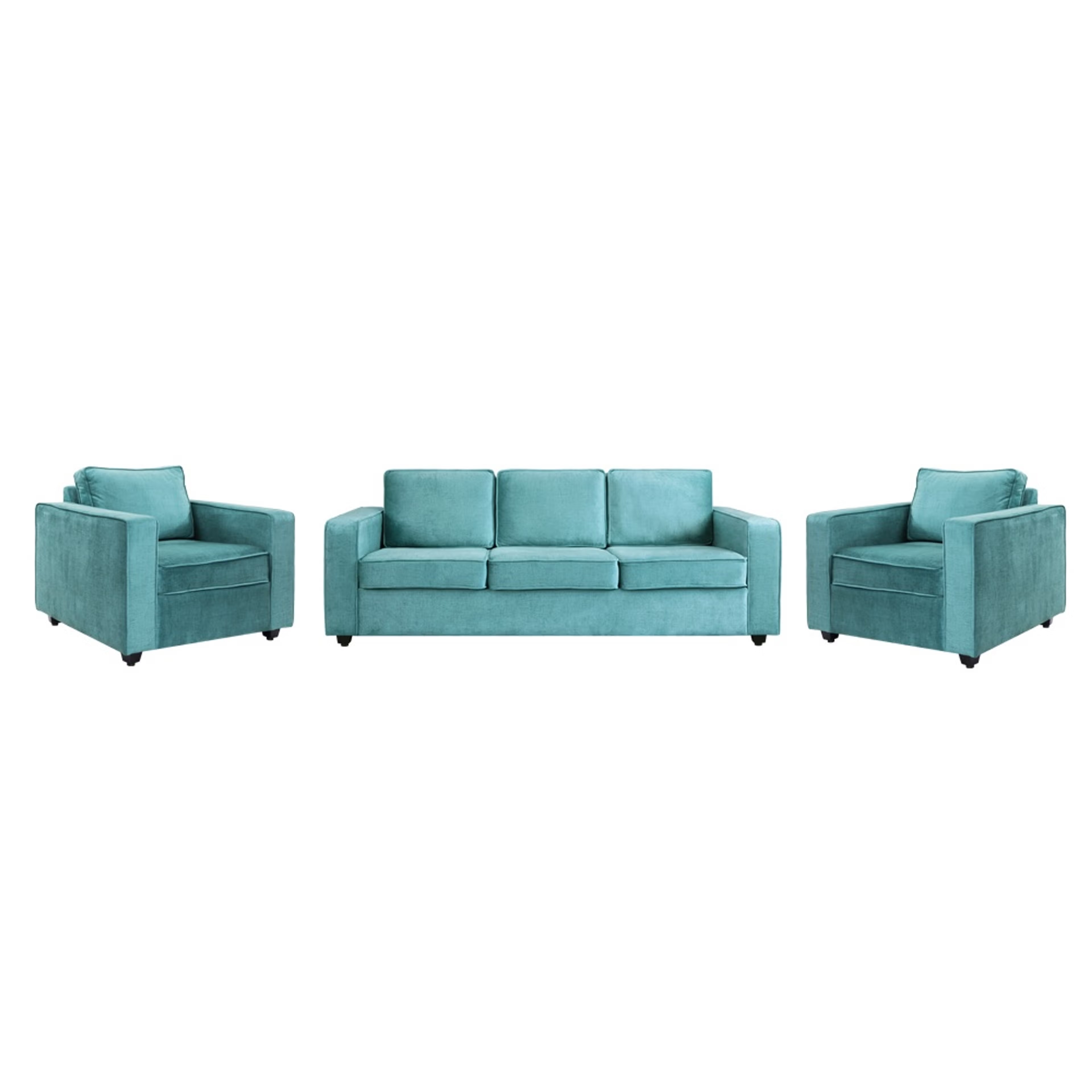 Napper Plus Sofa Set - (3+1+1) Reflection Aqua Blue Regular, Set (3+1+1), Aqua Blue