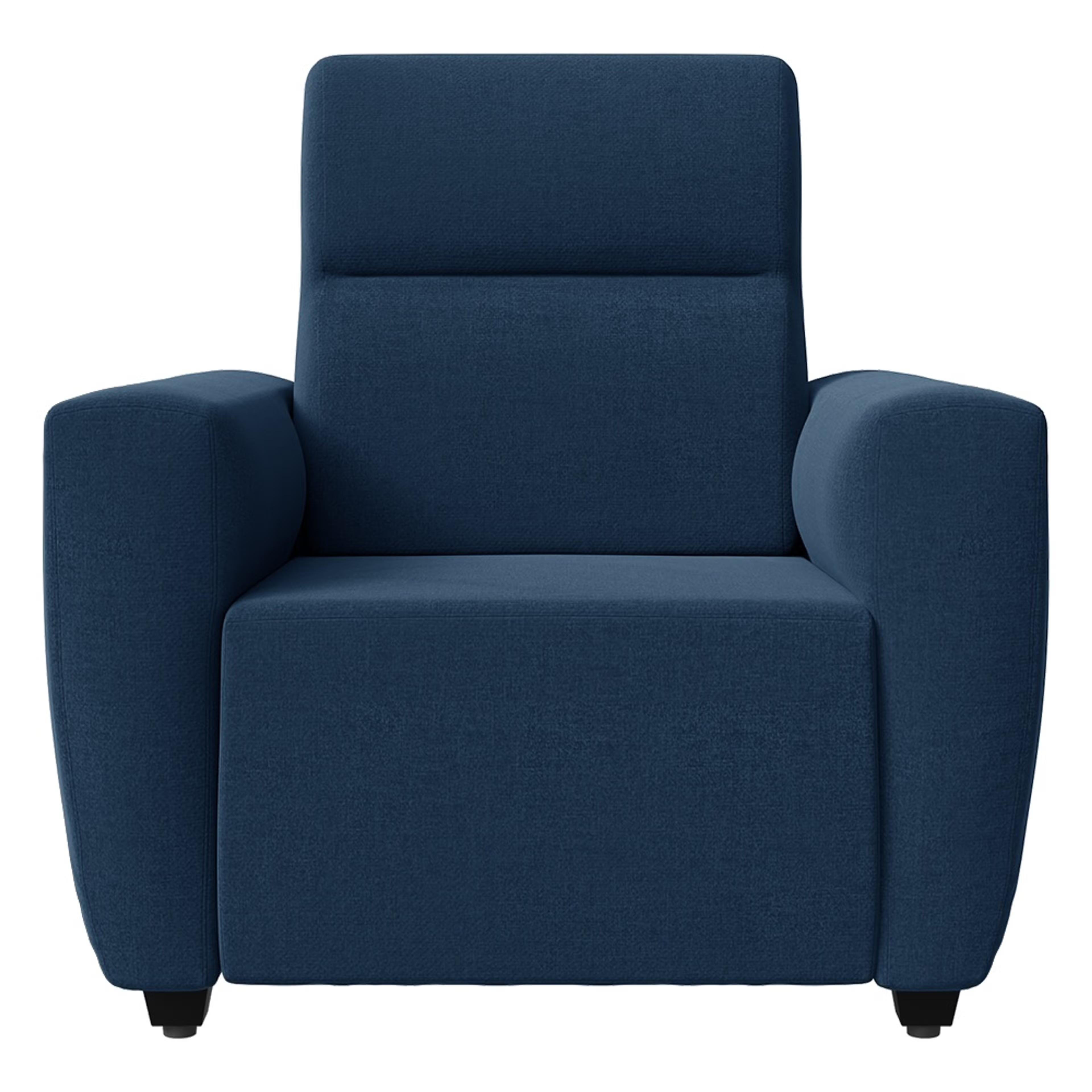 Wakefit Belize Sofa - Single Seater Regular, One Seater, Cobalt Blue