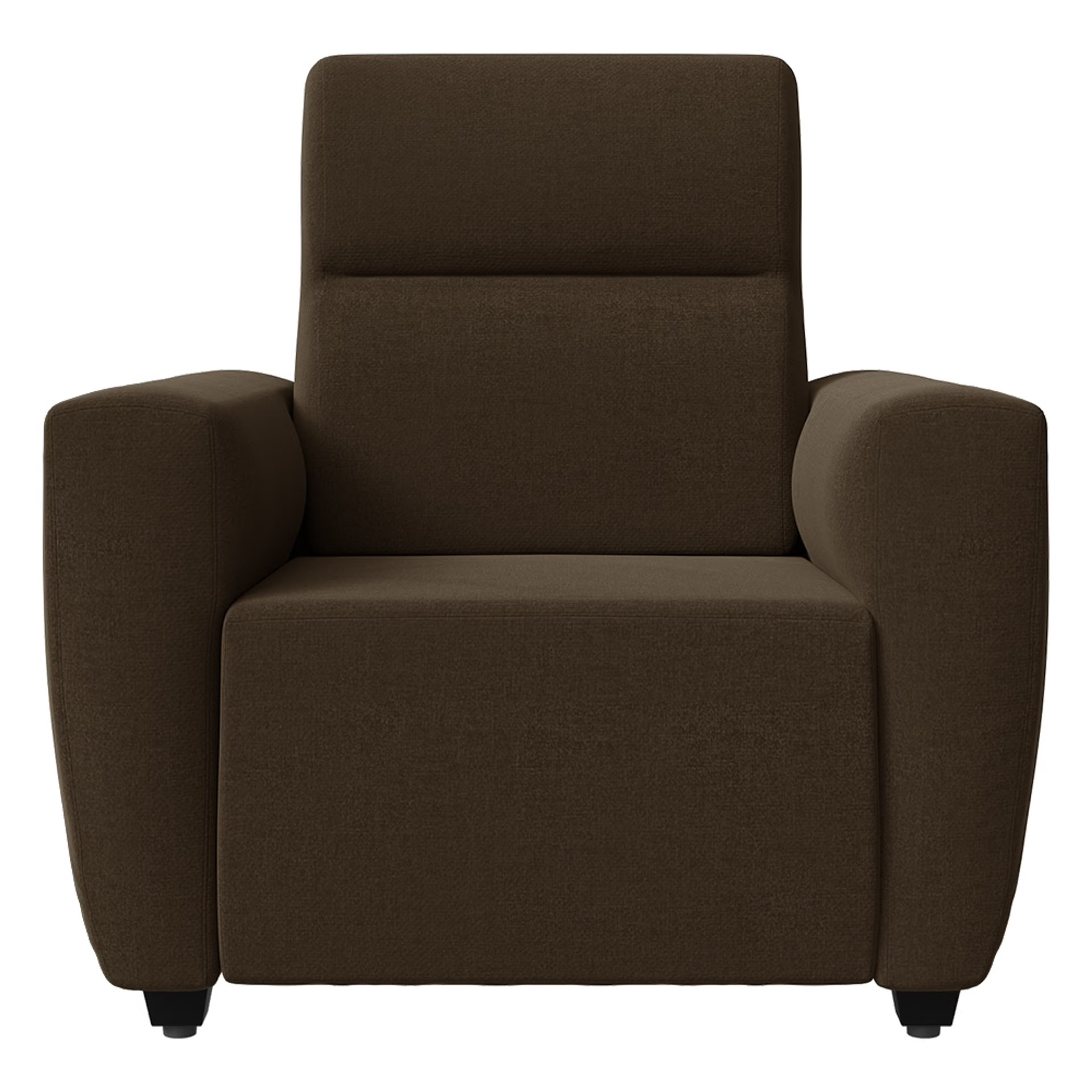 Home 40 Wakefit Belize Sofa - Single Seater Regular, One Seater, Dark Earth