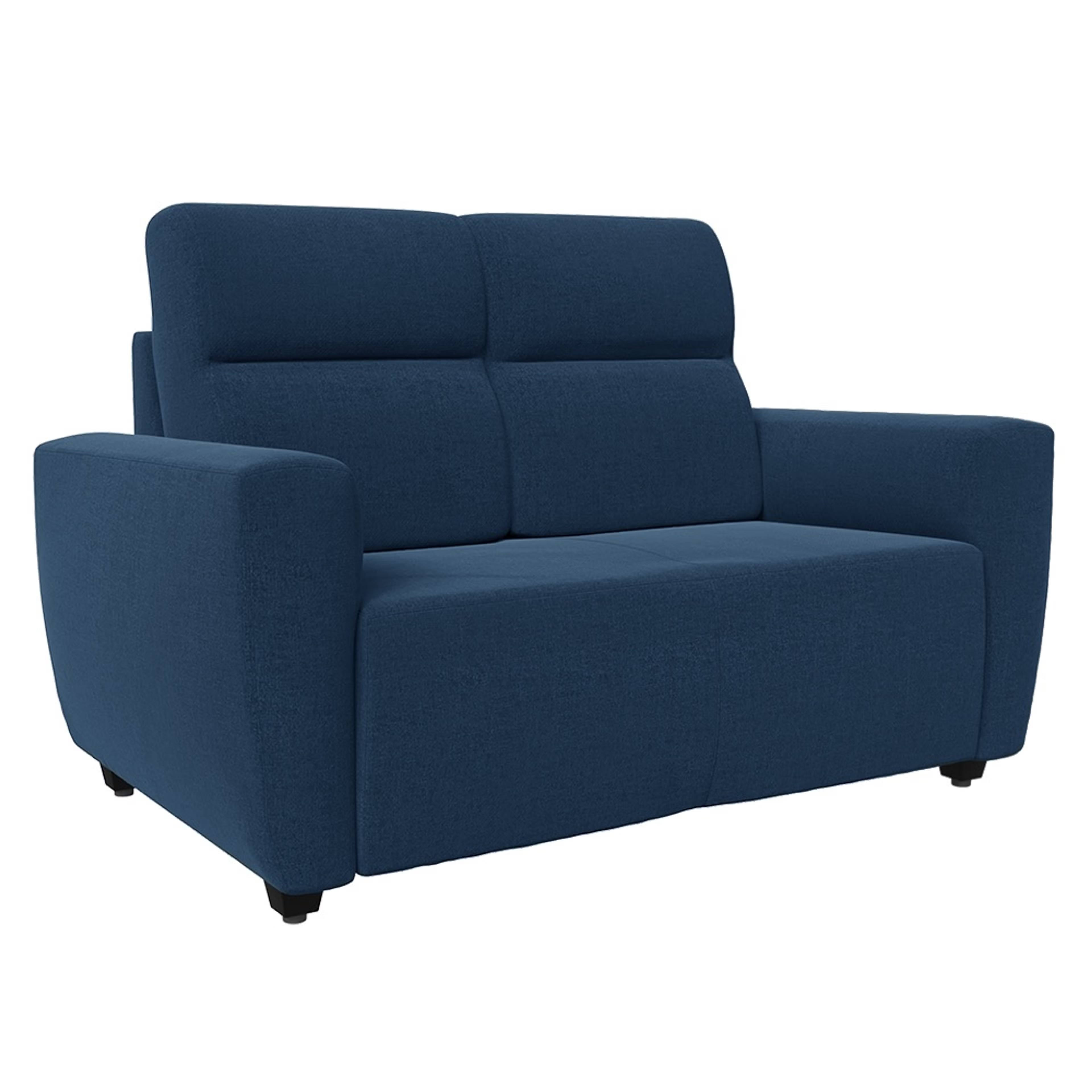 Wakefit Belize Sofa - Two Seater Regular, Two Seater, Cobalt Blue