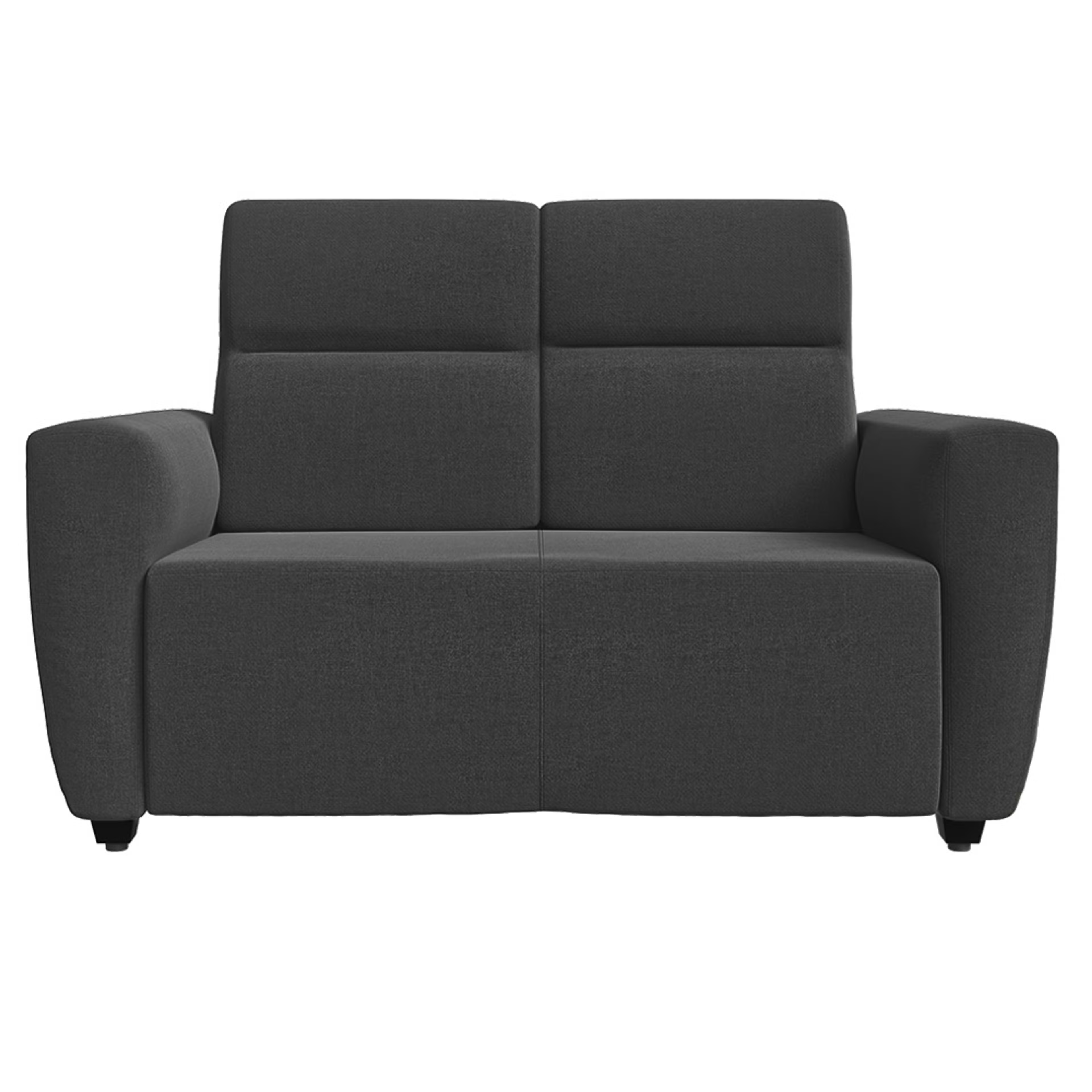 Wakefit Belize Sofa - Two Seater Regular, Two Seater, Smoke Grey