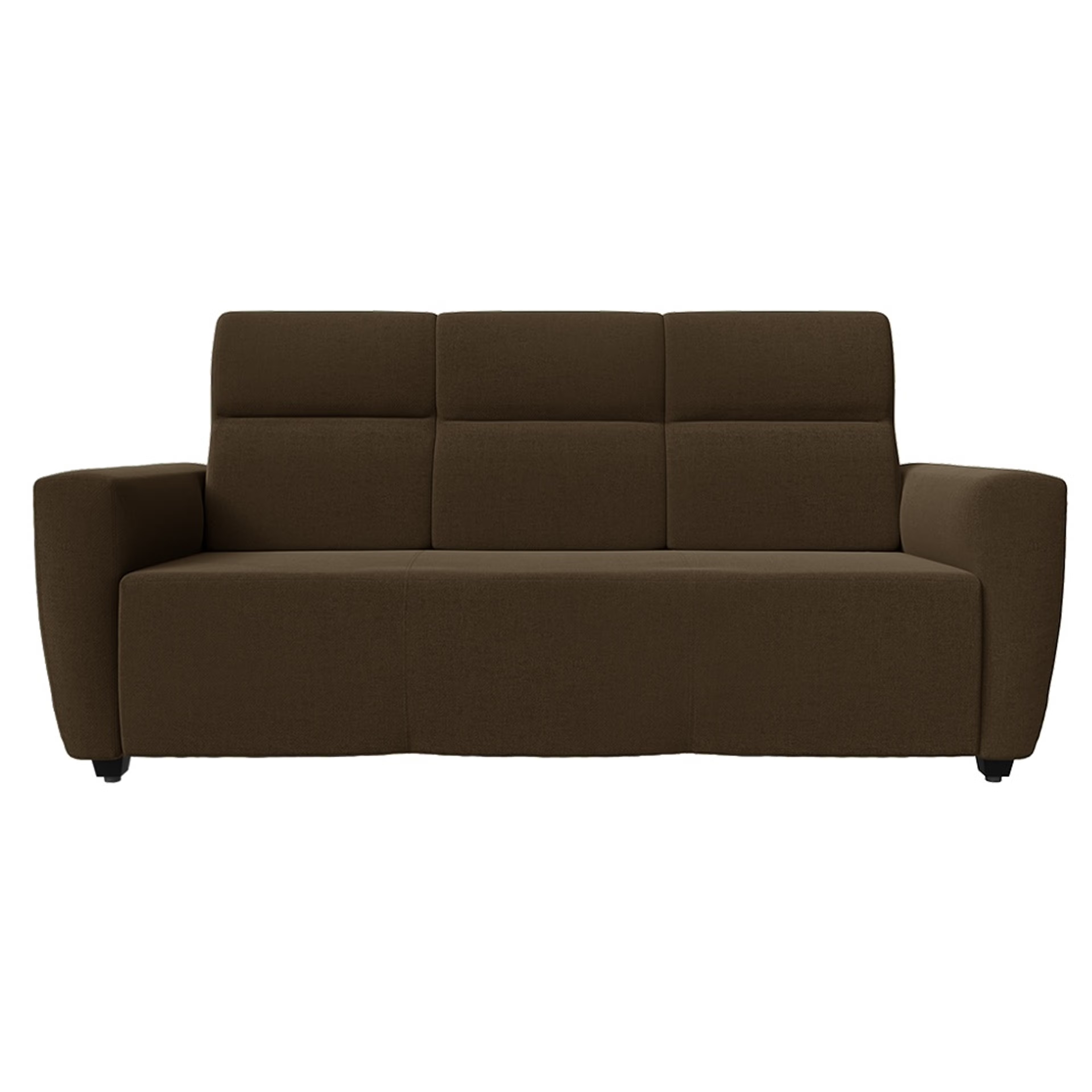 Wakefit Belize Sofa Set (3+2+1) Regular, 3+2+1 Seater, Dark Earth