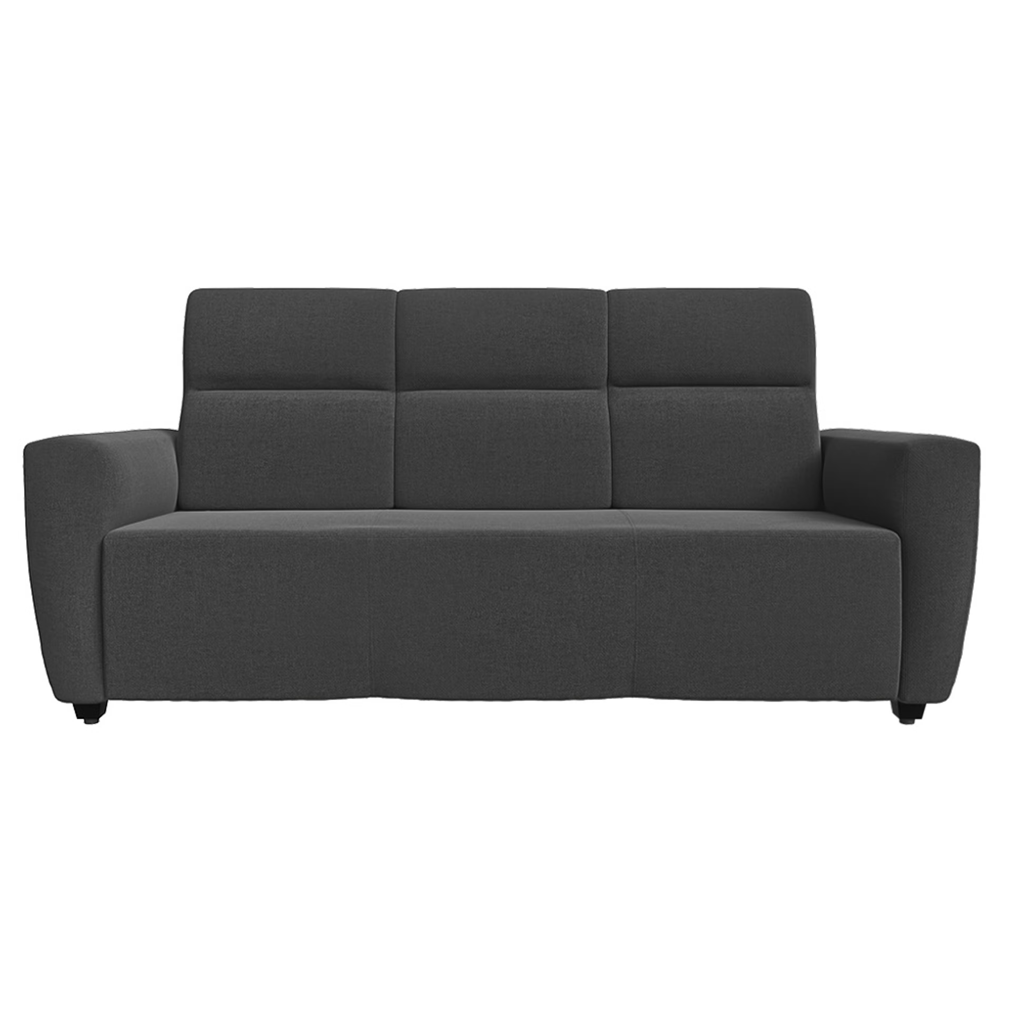 Wakefit Belize Sofa Set (3+2+1) Regular, 3+2+1 Seater, Smoke Grey