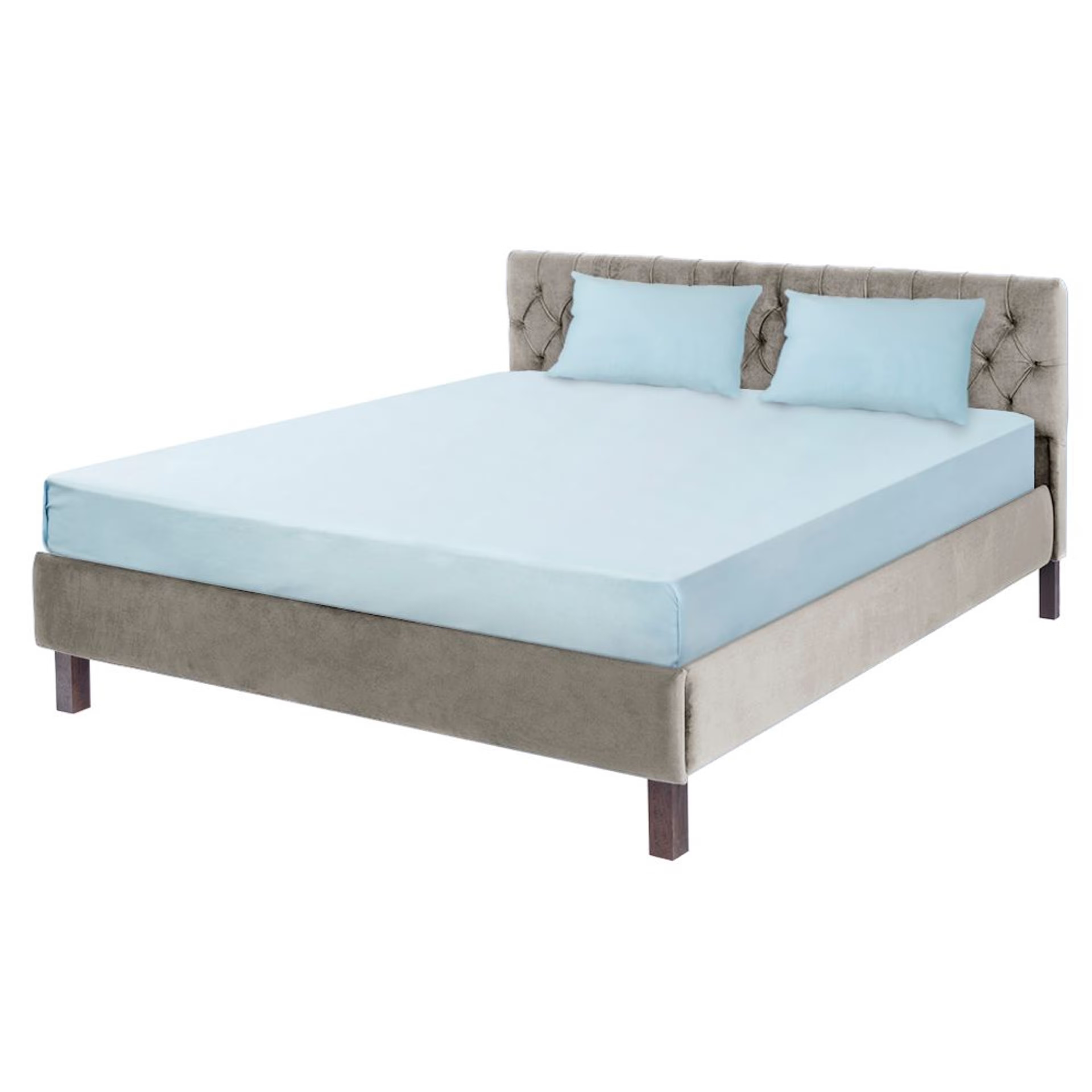 Wakefit Solis Upholstered Queen Bed without Storage (Velvet tuscan tan) Queen - 78" x 60 3 Wakefit Solis Upholstered Queen Bed without Storage (Velvet tuscan tan) Queen - 78" x 60\