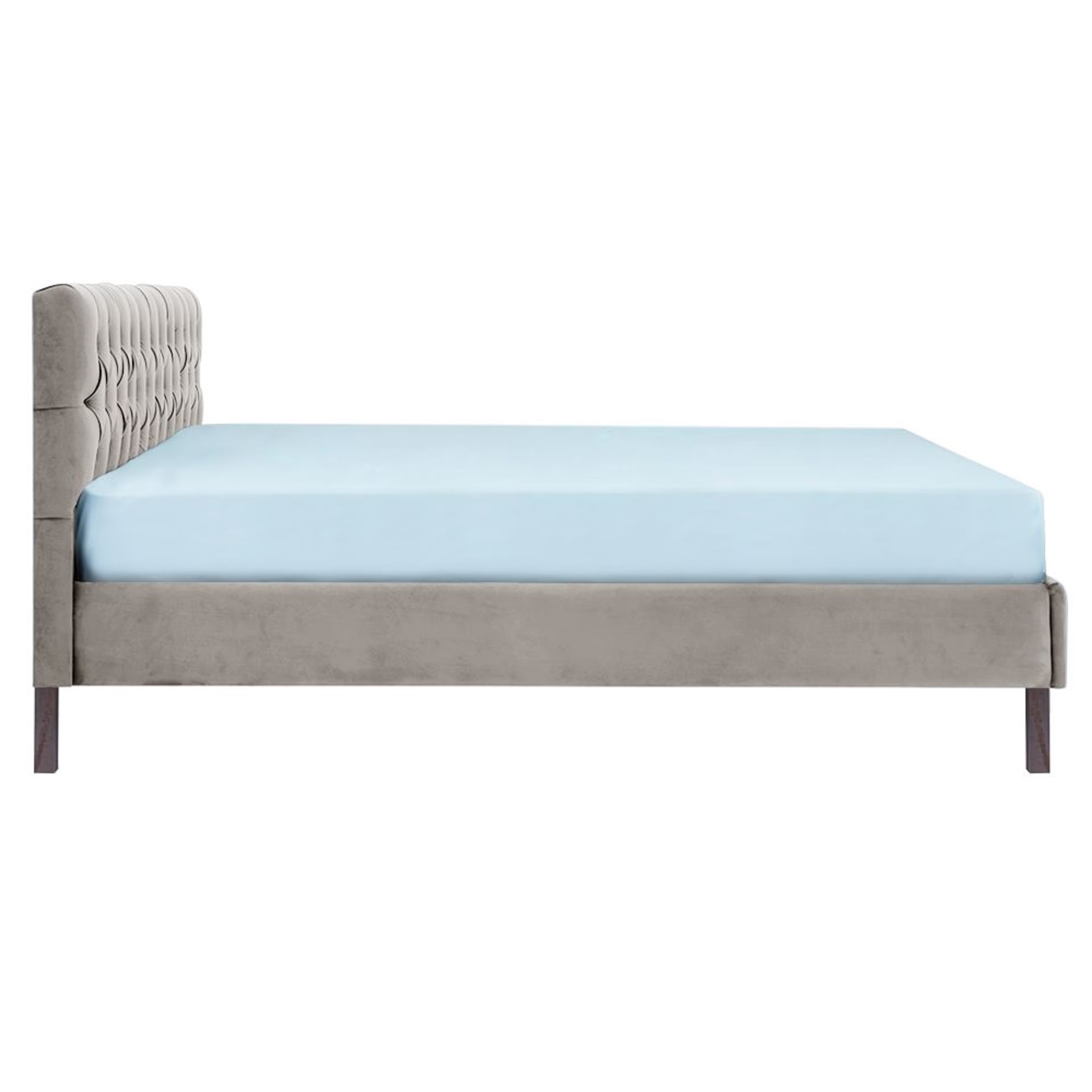 Wakefit Solis Upholstered Queen Bed without Storage (Velvet tuscan tan) Queen - 78" x 60 4 Wakefit Solis Upholstered Queen Bed without Storage (Velvet tuscan tan) Queen - 78" x 60\