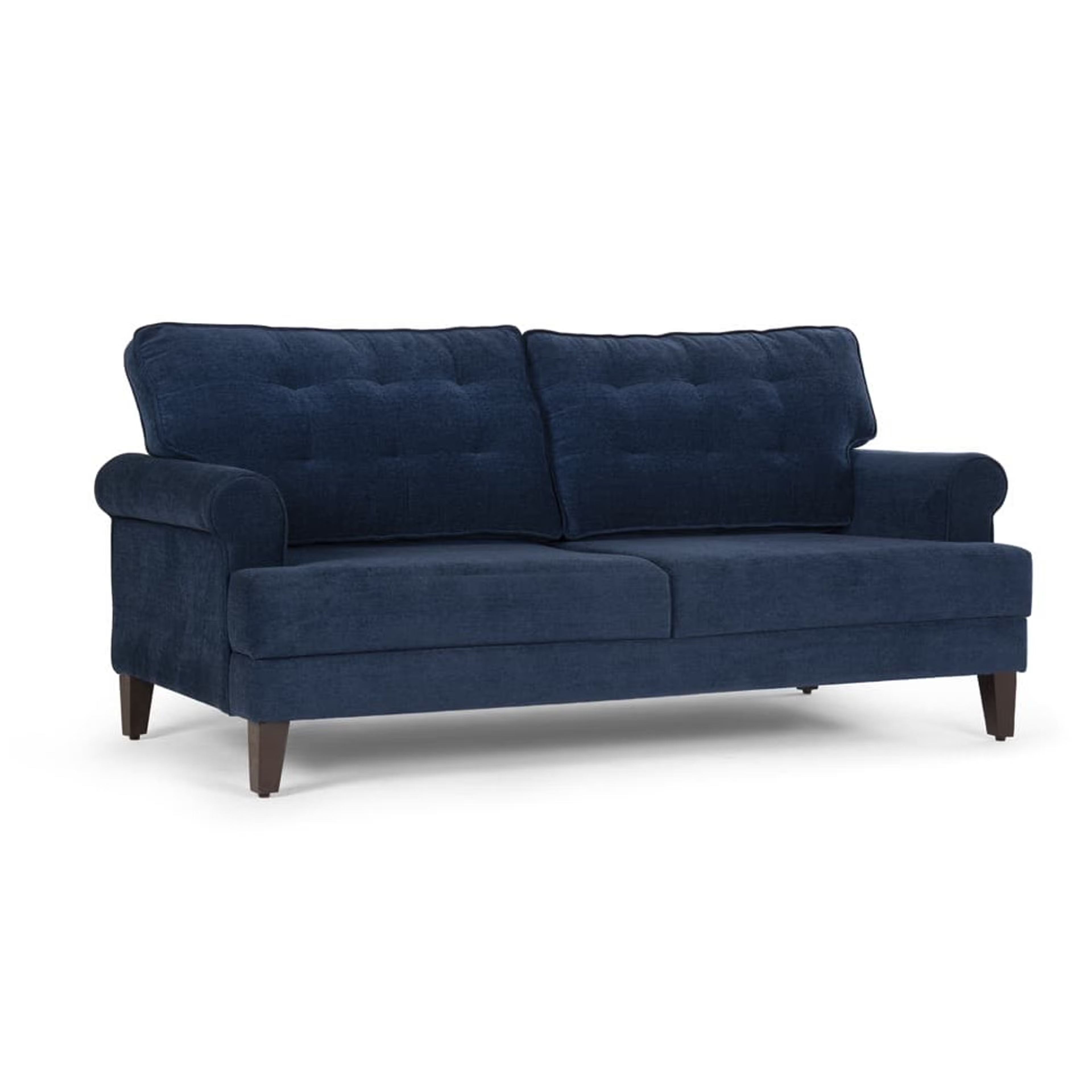 Wakefit Dreamer Sofa Set (3+2+1) Regular, 3 + 2 + 1, Malphino Cobalt Blue
