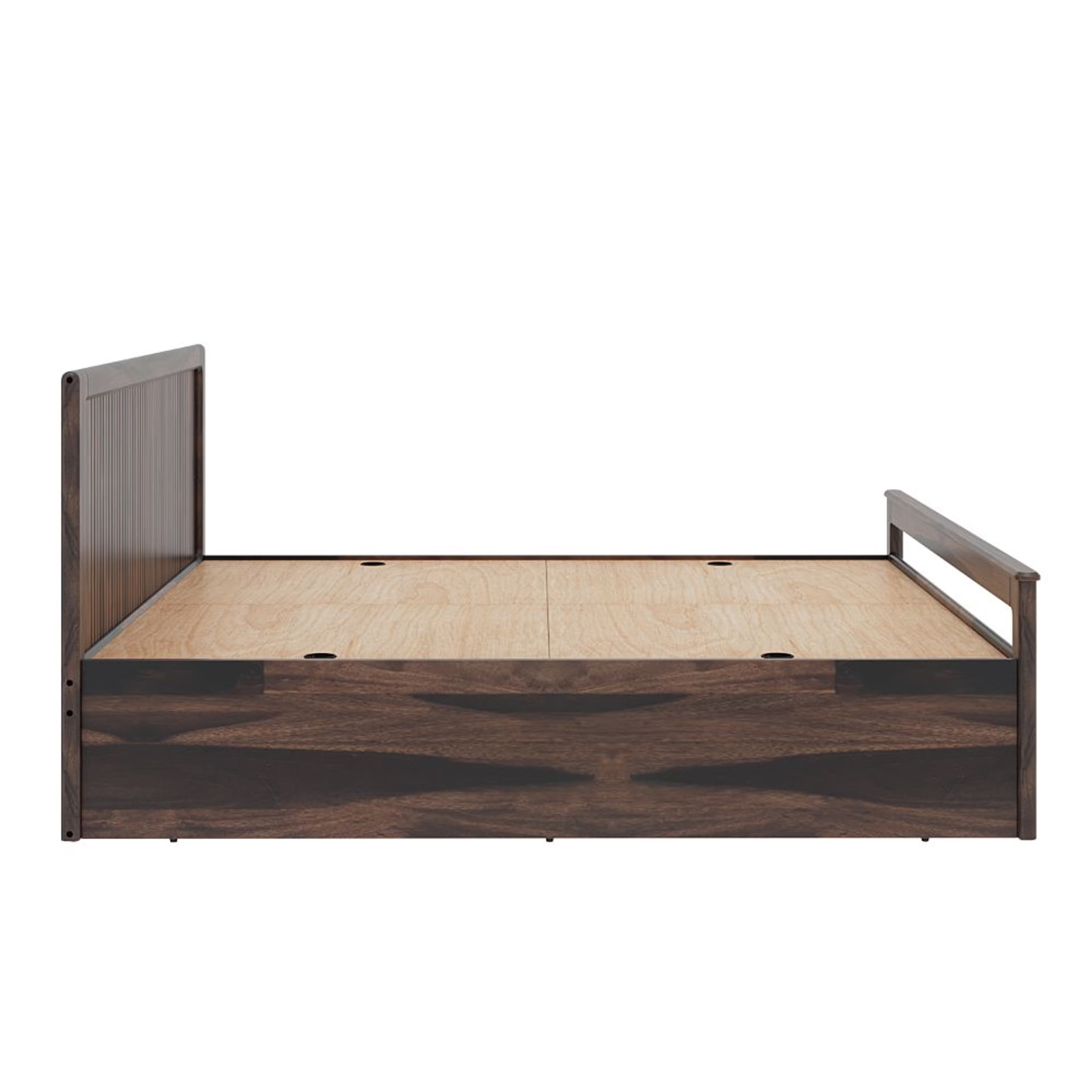 Wakefit Santi sheesham wood king size bed with Storage King - 78" x 72\