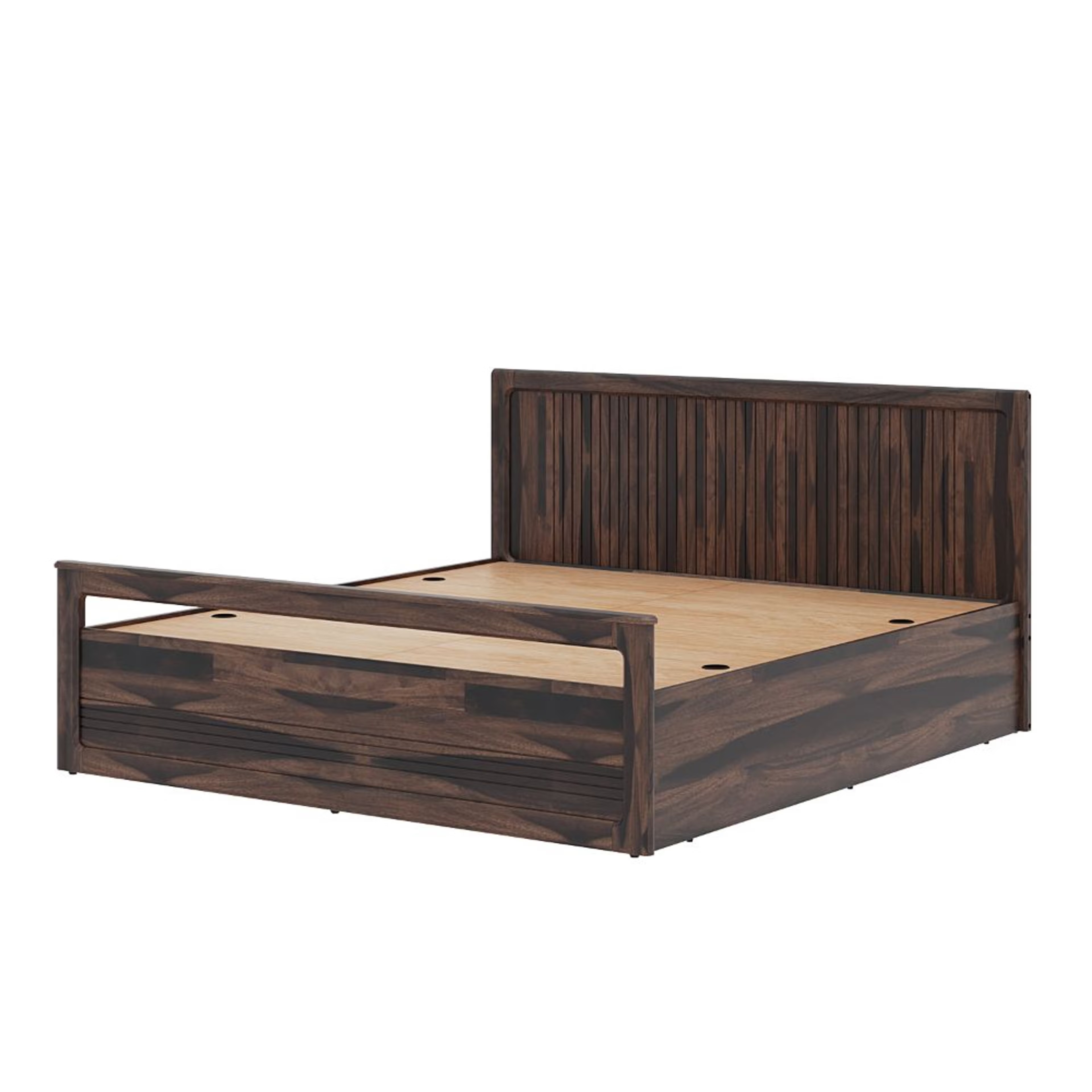 Wakefit Santi sheesham wood king size bed with Storage King - 78" x 72 4 Wakefit Santi sheesham wood king size bed with Storage King - 78" x 72\