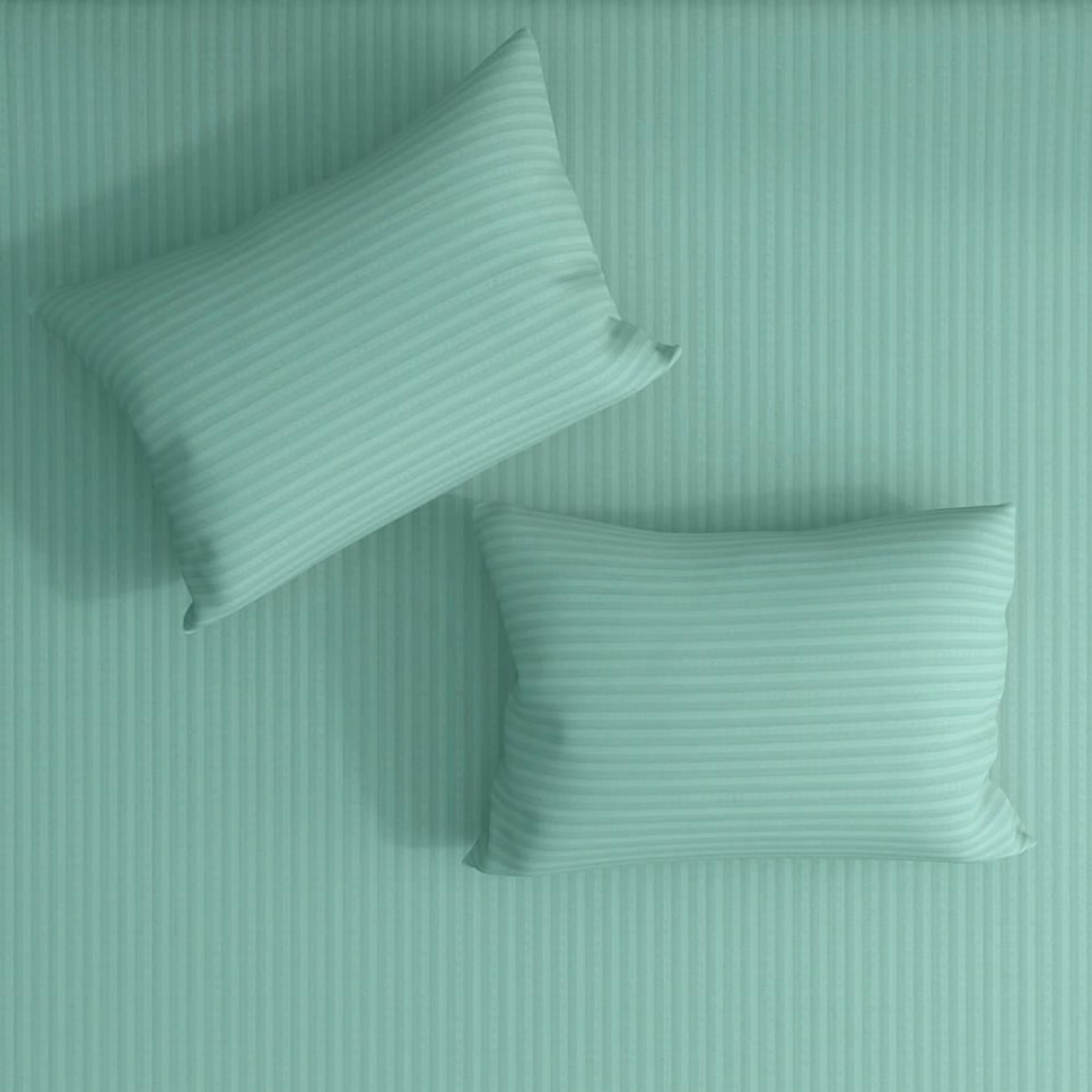 Wakefit 100% Cotton 215 TC Fitted Bedsheet With 2 Pillow Cover | Aquifer King - 72" x 70\