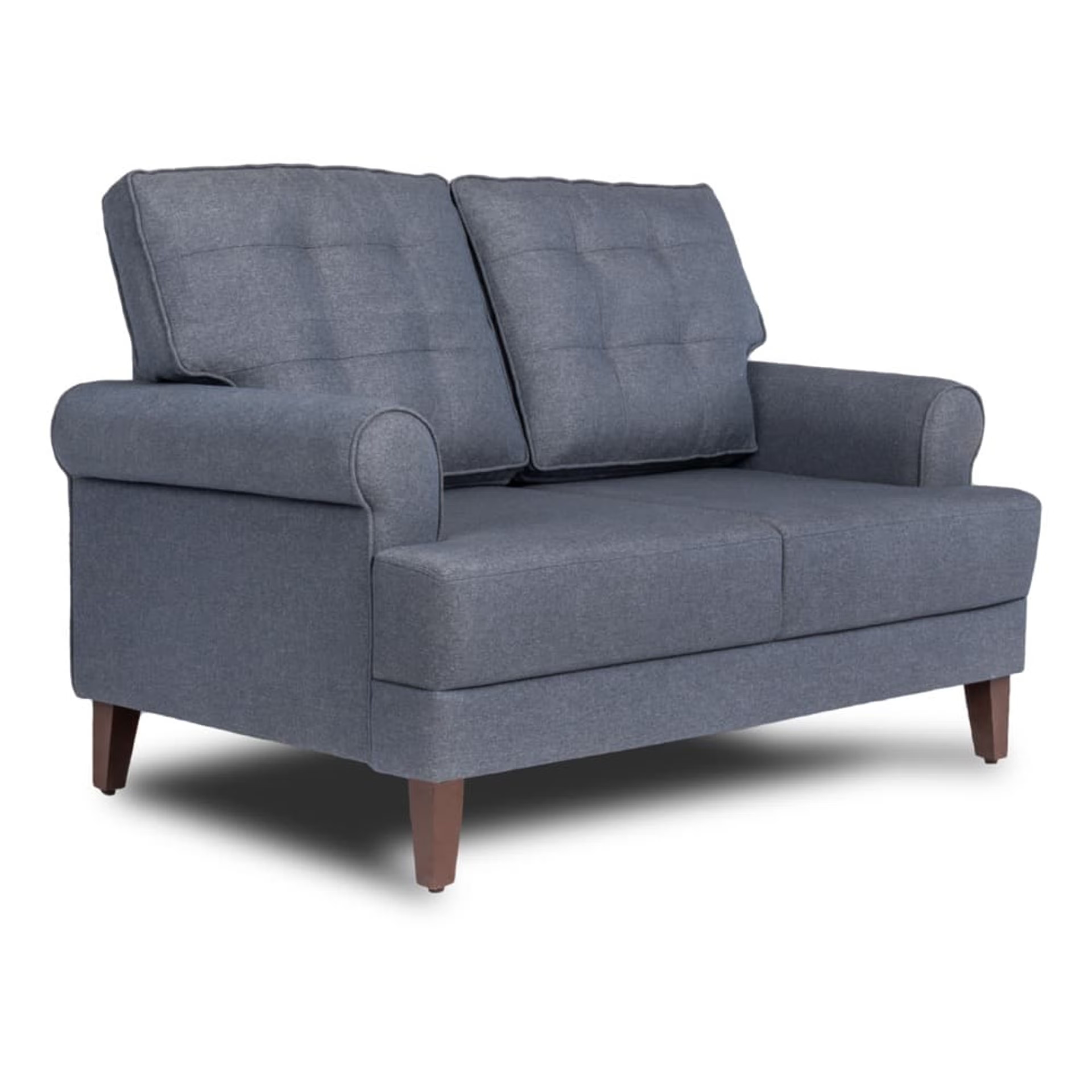 Home 34 Wakefit Dreamer Sofa - Two Seater Regular, 2, Omega Blue