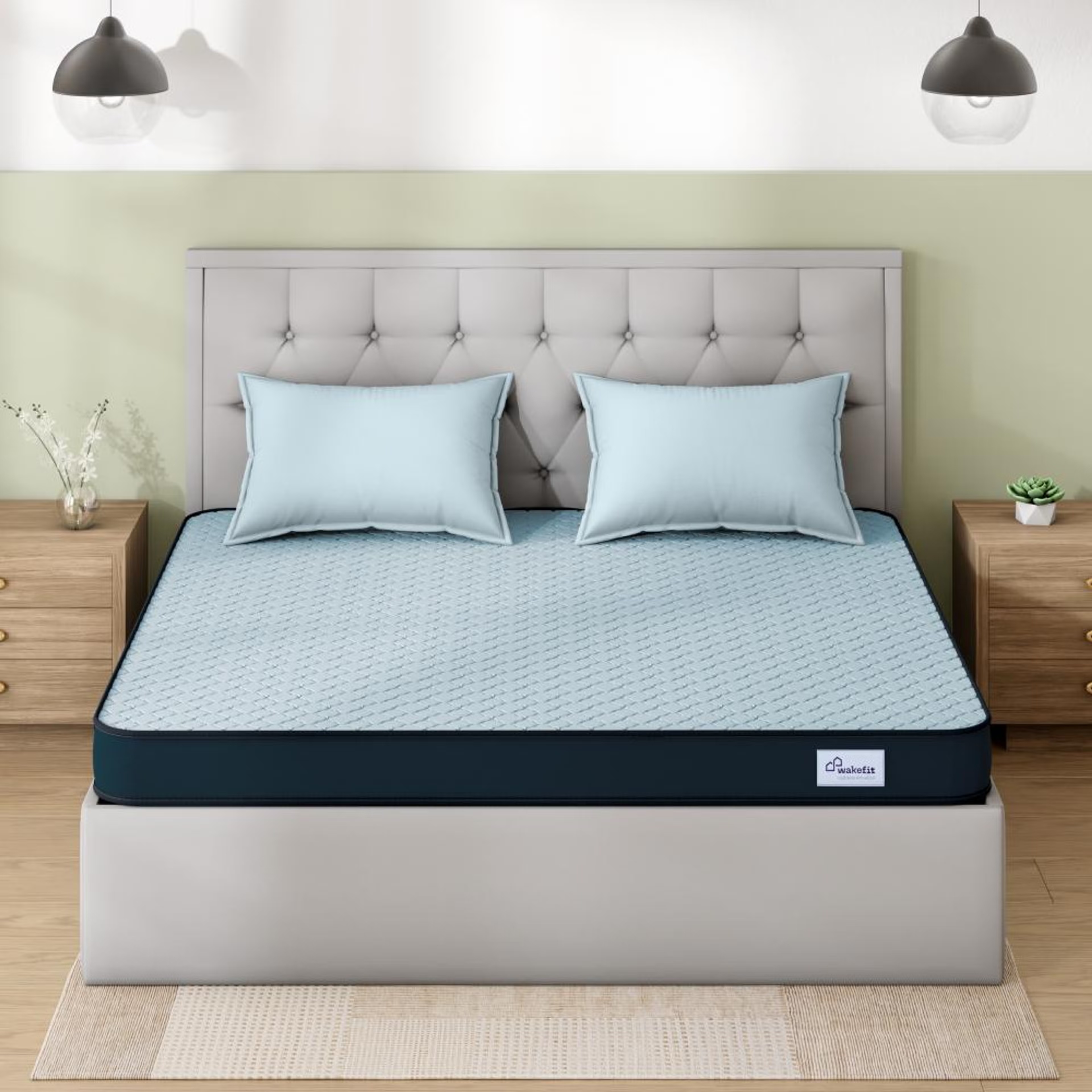Home 33 Wakefit IcyBreeze ActiveCool HR Foam Mattress Single - 72" x 36" x 5" - 1.83m x 91.4cm x 12.7cm