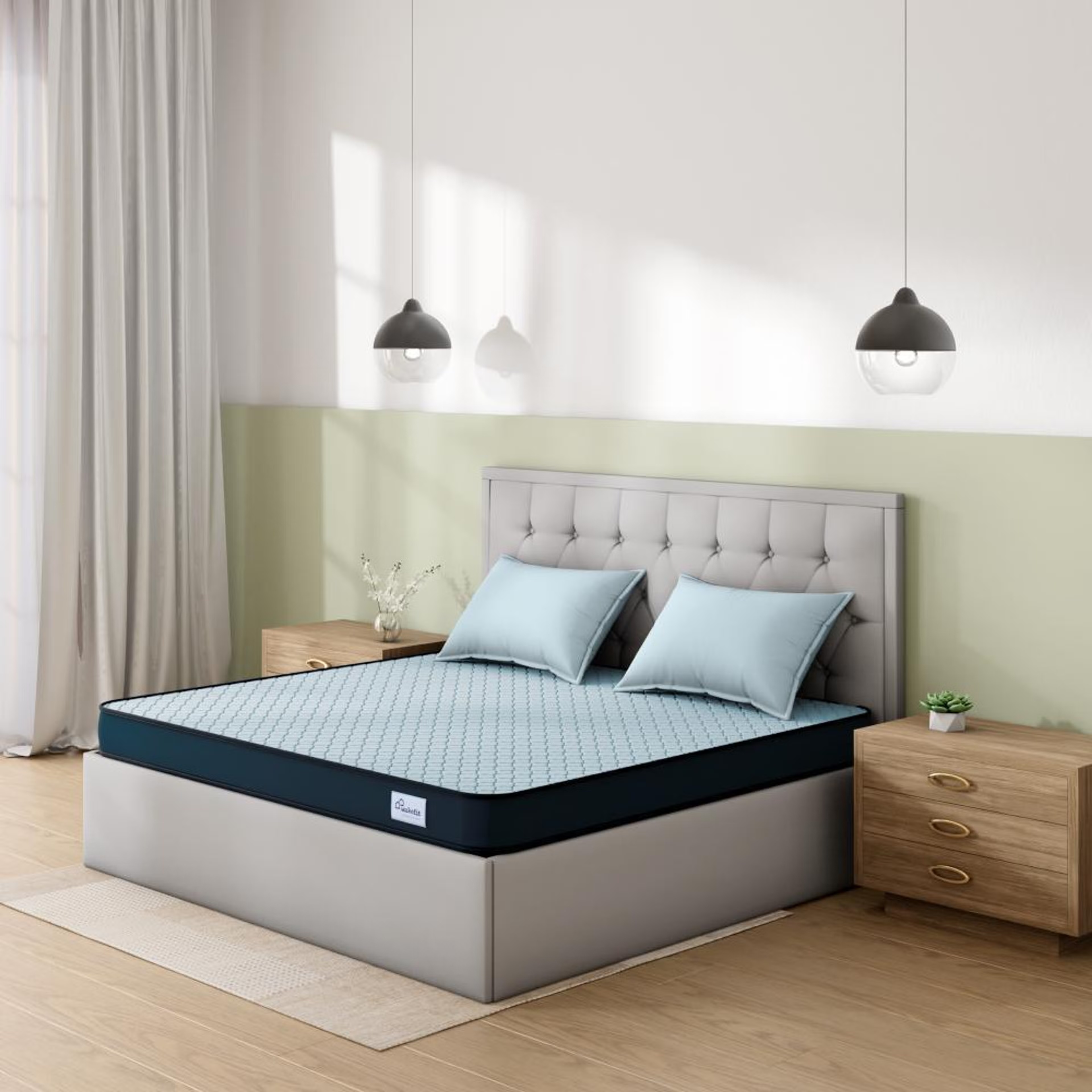 Home 32 Wakefit IcyBreeze ActiveCool HR Foam Mattress Single - 78" x 30" x 5" - 1.98m x 76.2cm x 12.7cm